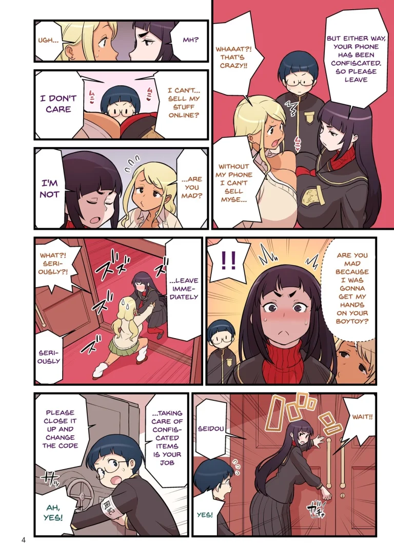 Kuro Gal VS Fuuki Iin - Black Gal VS Prefect porn comic picture 5
