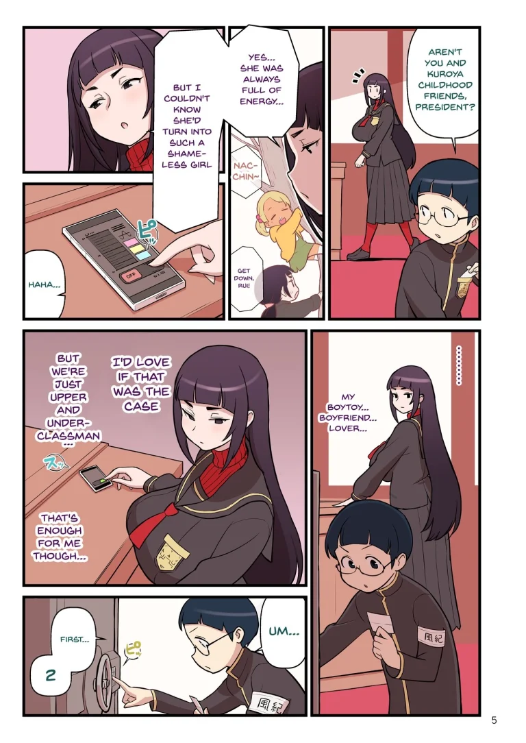 Kuro Gal VS Fuuki Iin - Black Gal VS Prefect porn comic picture 6
