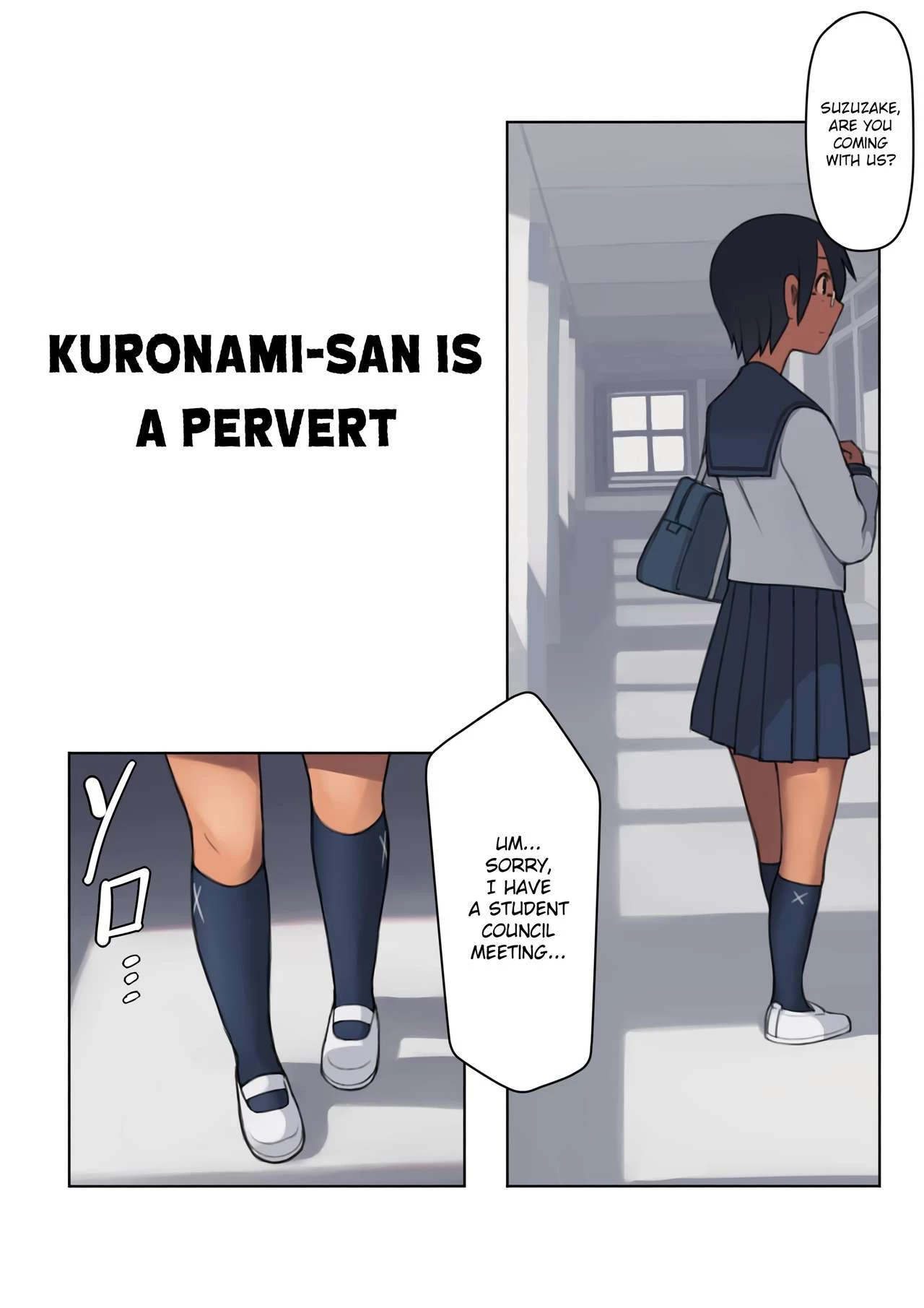Kuronami-san is a Pervert | Kuronami-san wa do Hentai Desu porn comic picture 5