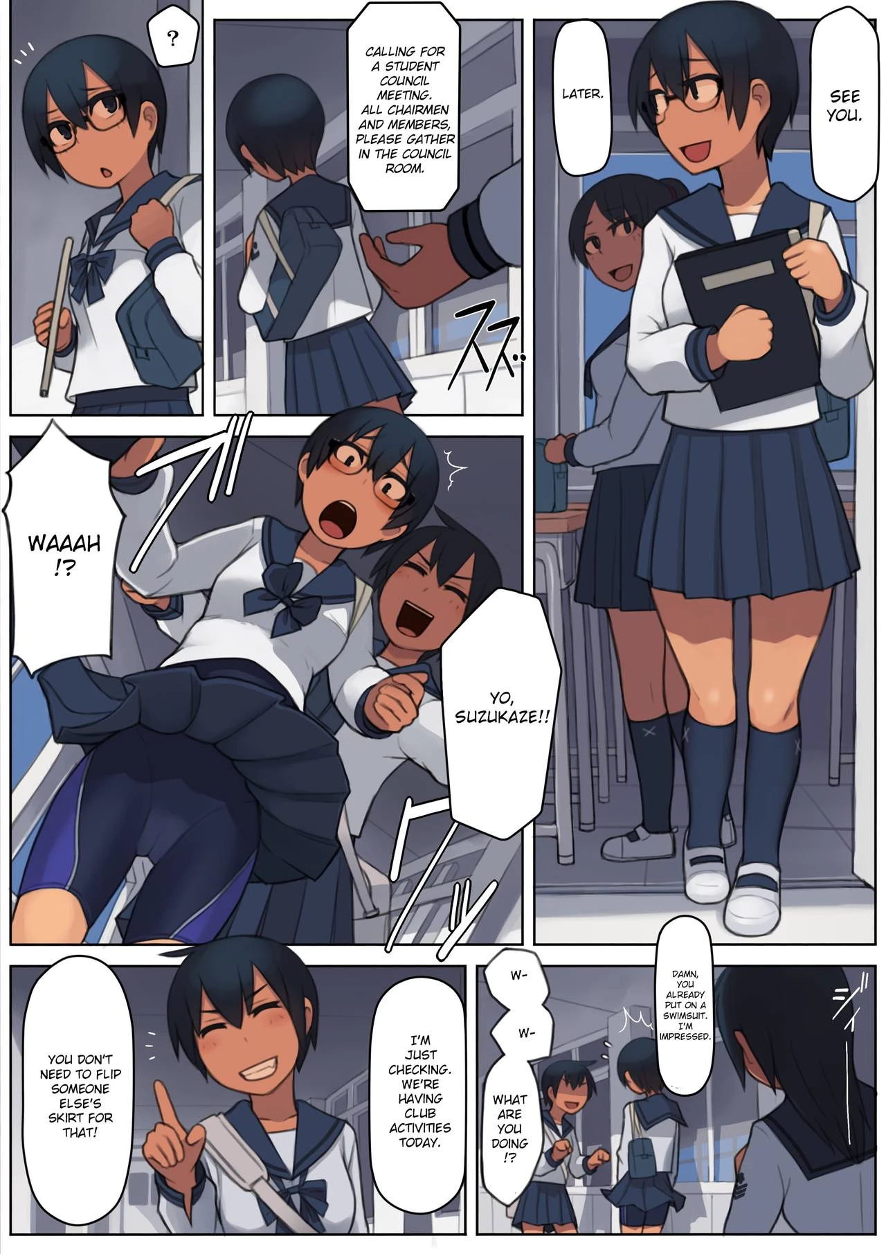 Kuronami-san is a Pervert | Kuronami-san wa do Hentai Desu porn comic picture 6