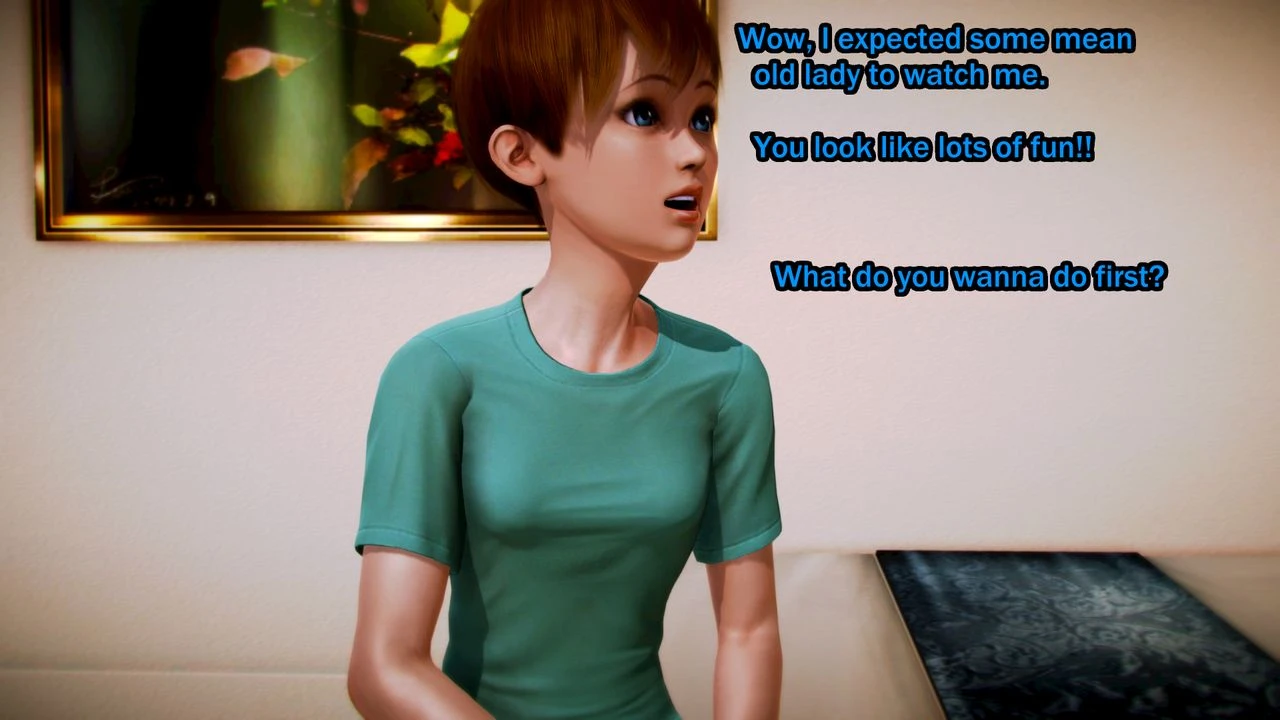 Kylie the Babysitter porn comic picture 4