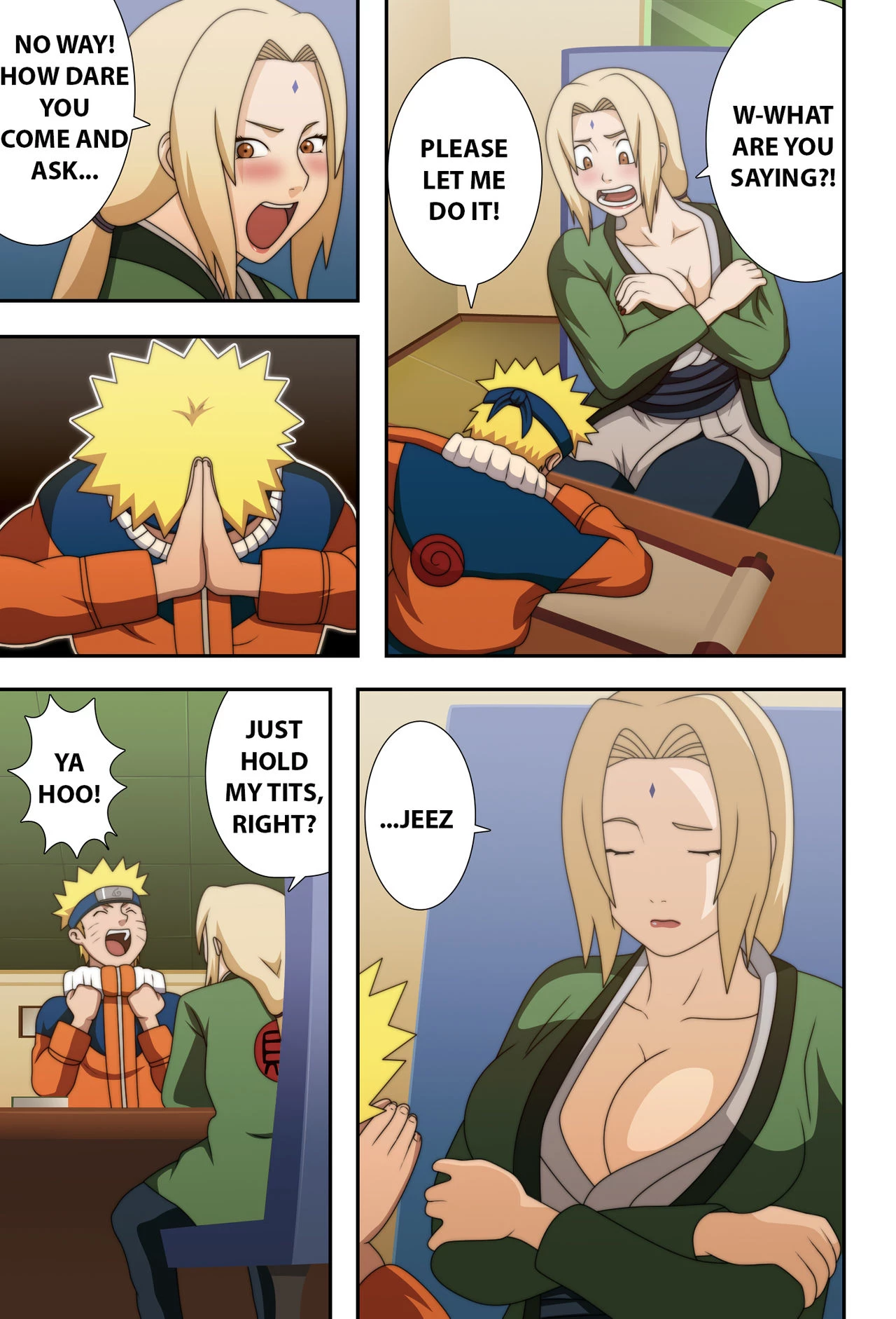 Kyonyuu no Ninja Chichikage (Colored) porn comic picture 5