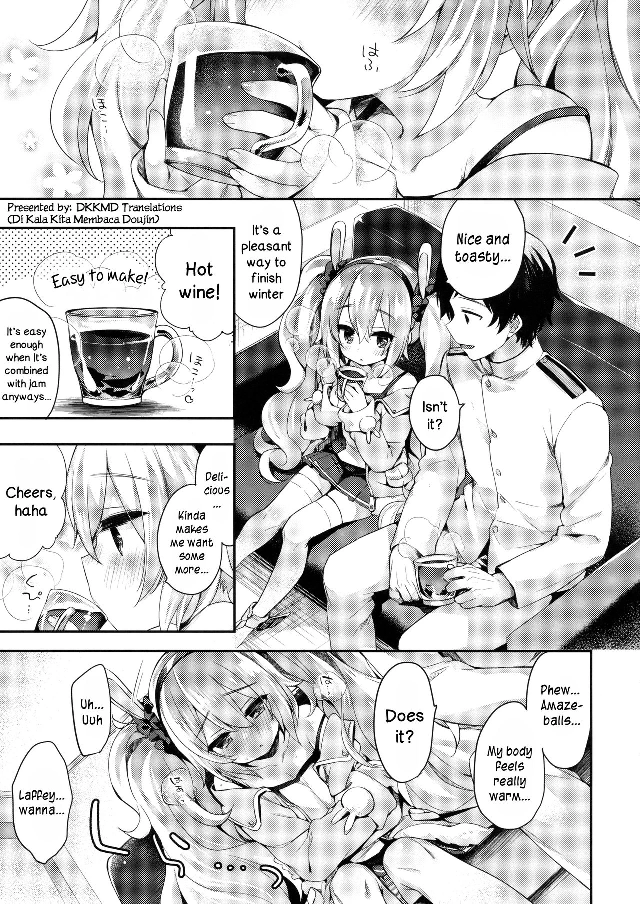 Kyou no Laffey wa Suggoku Onemu da yo porn comic picture 3