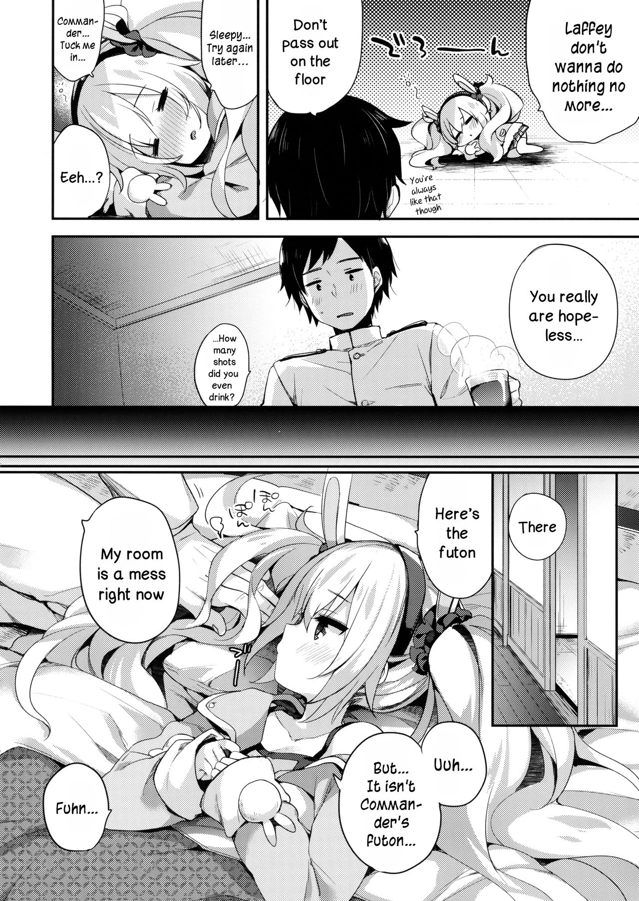 Kyou no Laffey wa Suggoku Onemu da yo porn comic picture 4