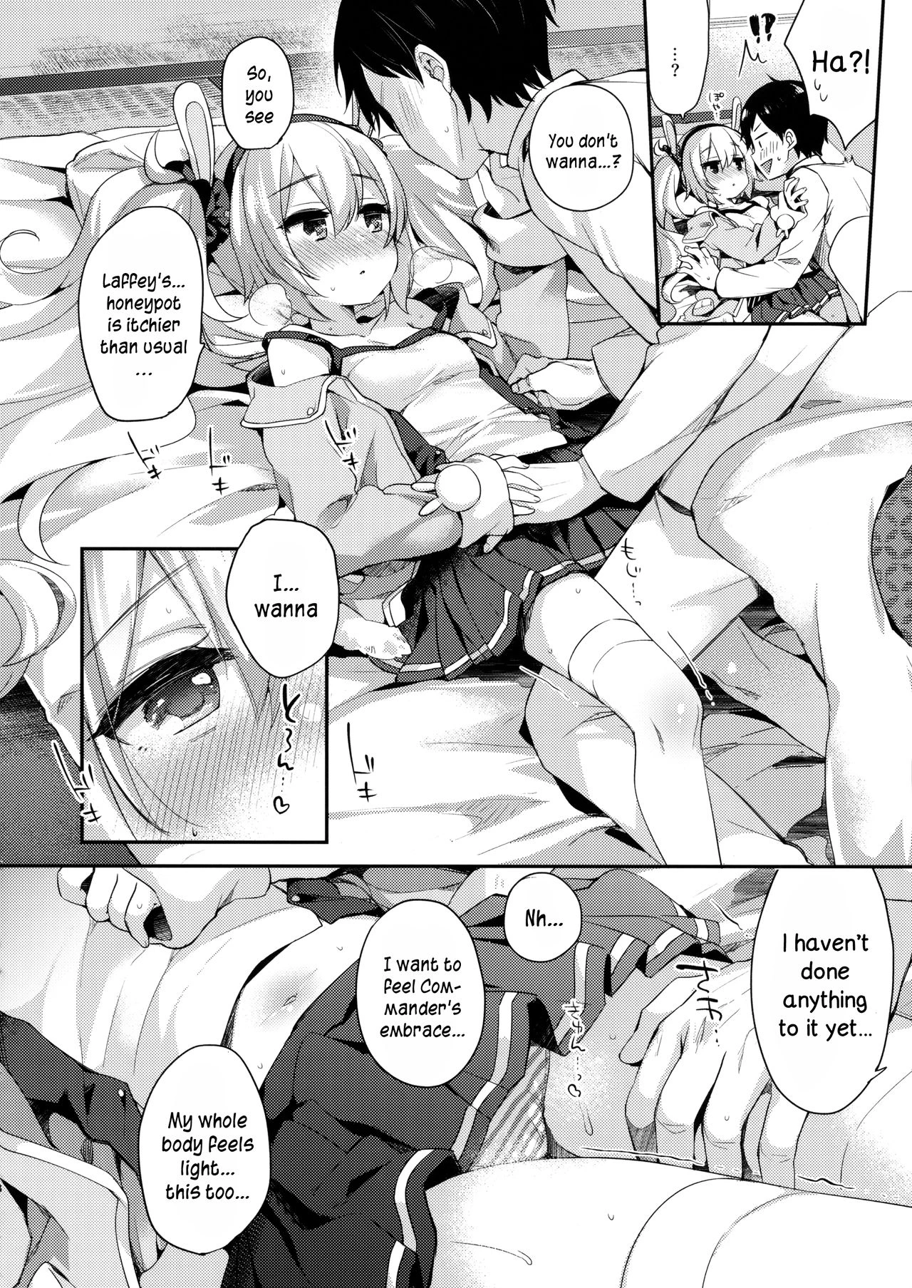 Kyou no Laffey wa Suggoku Onemu da yo porn comic picture 6