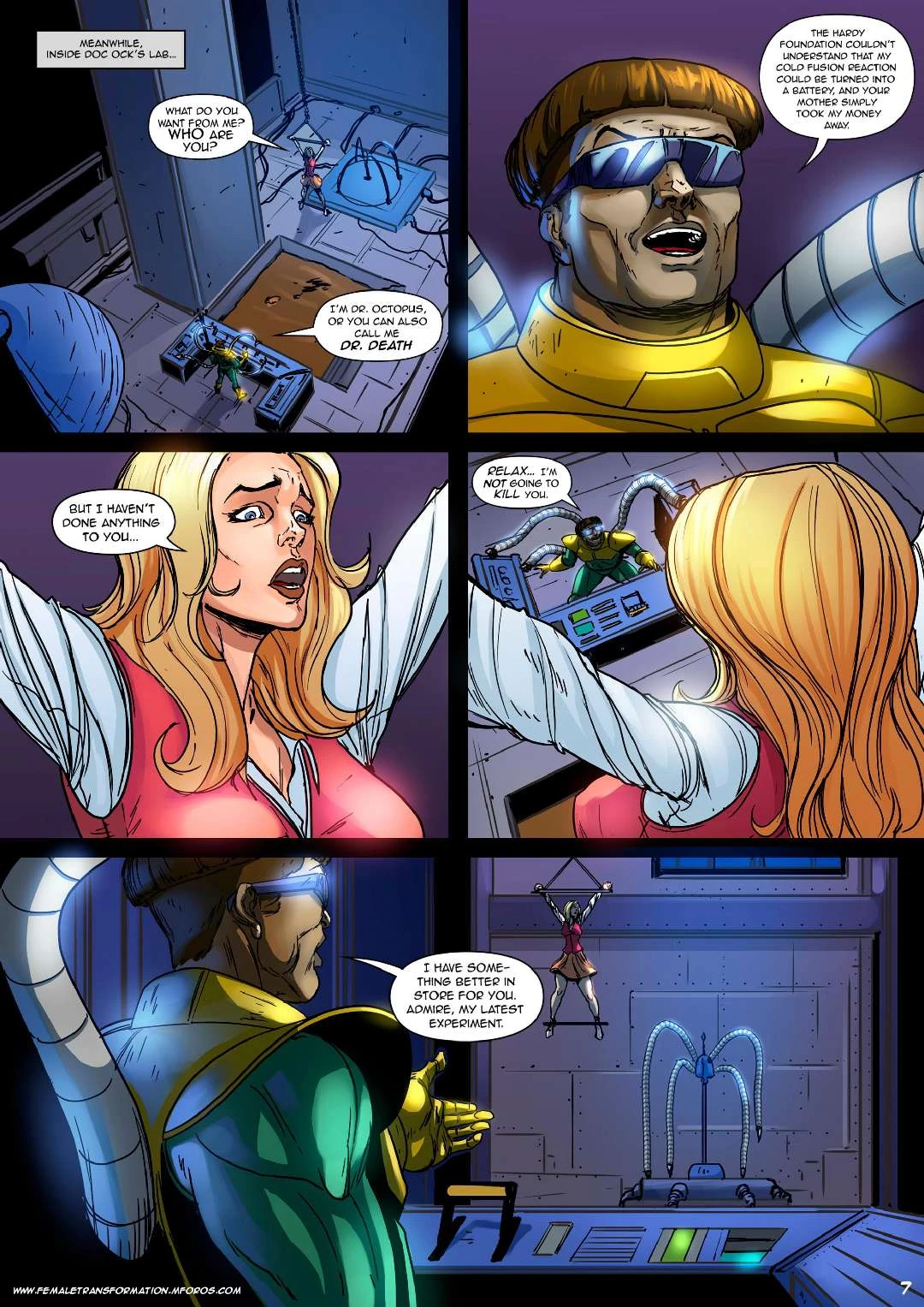 Lady Octopus porn comic picture 10