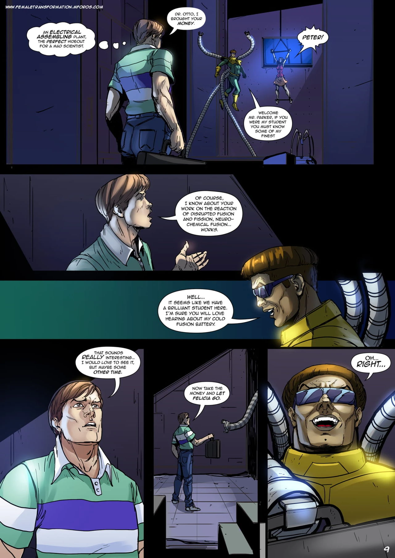 Lady Octopus porn comic picture 12