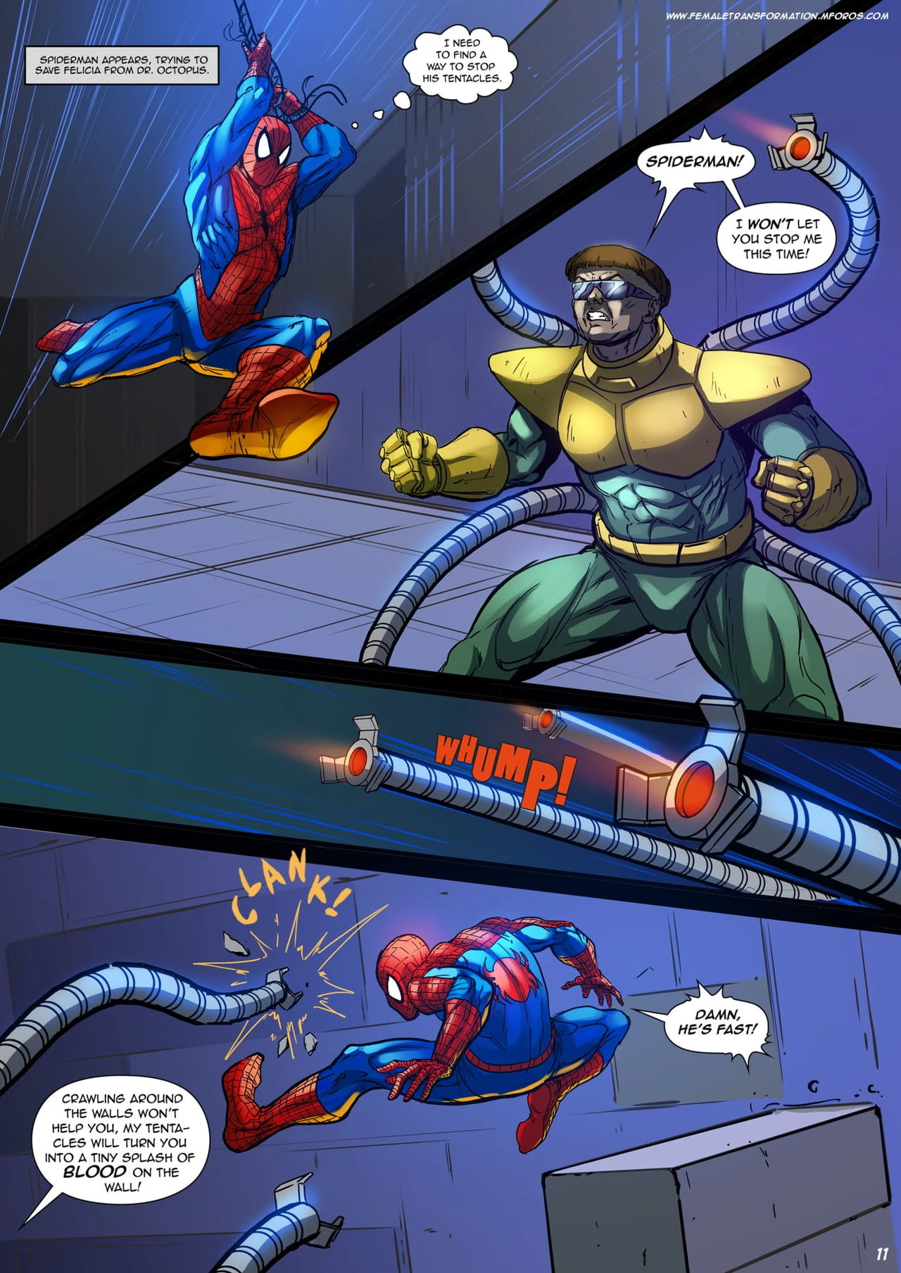 Lady Octopus porn comic picture 14