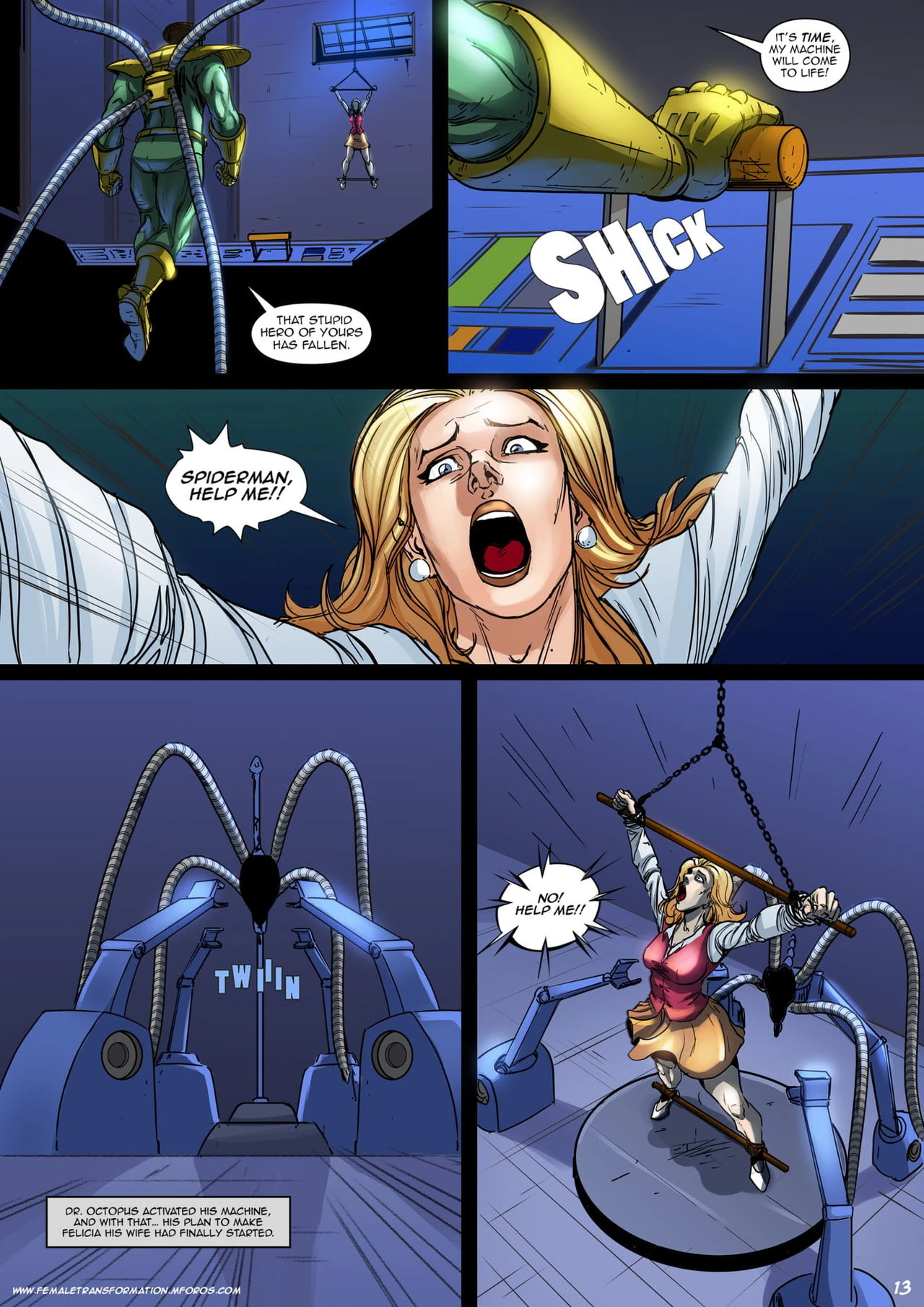 Lady Octopus porn comic picture 16