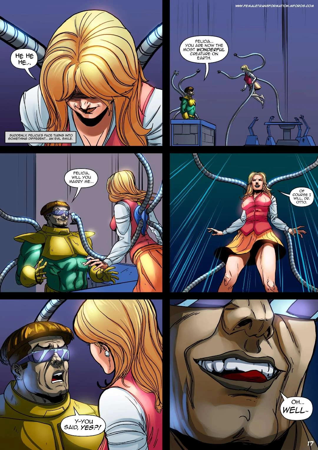 Lady Octopus porn comic picture 20