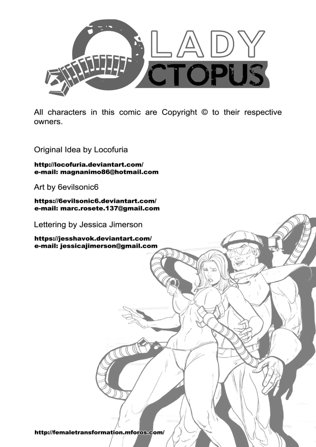 Lady Octopus porn comic picture 3