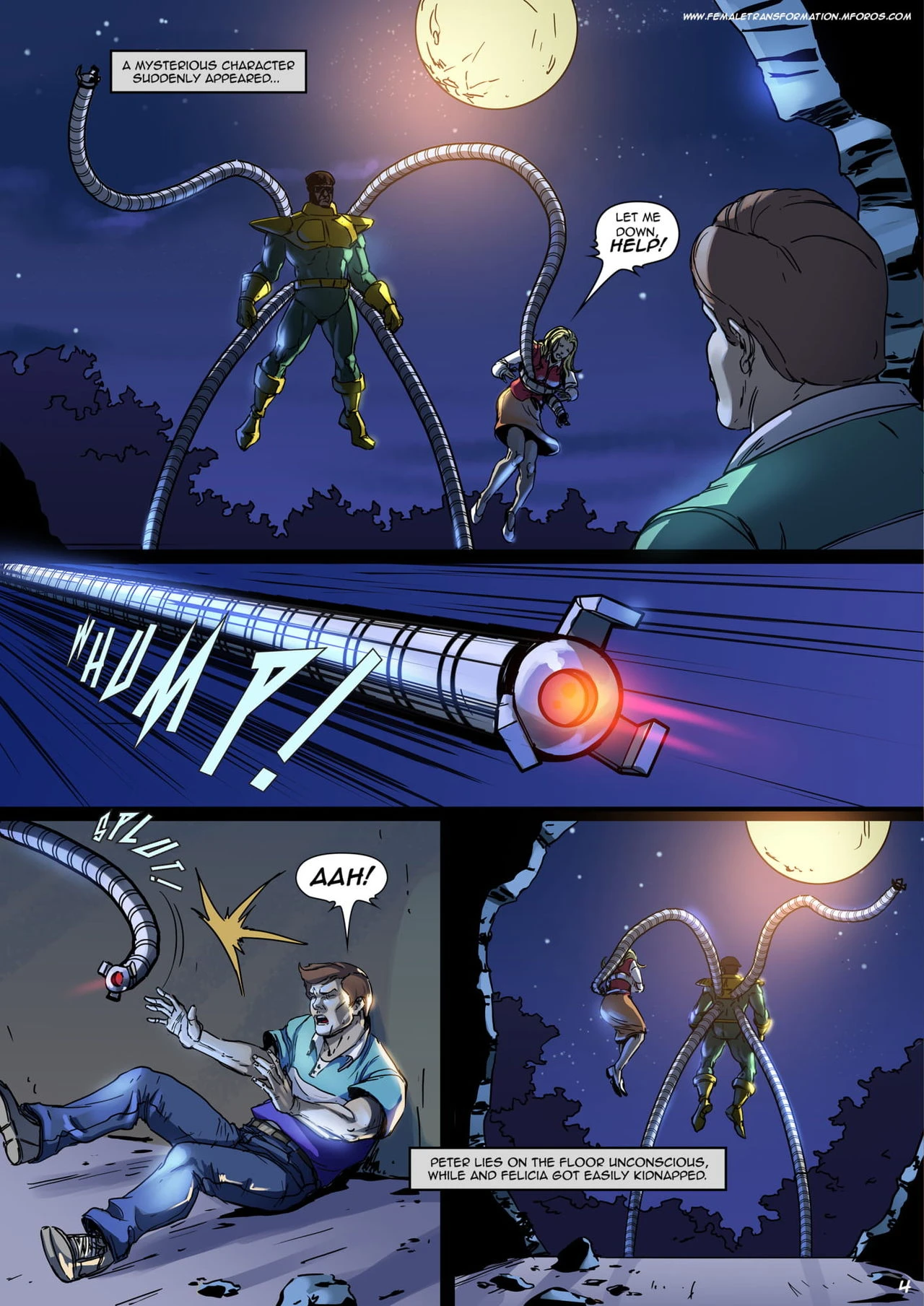 Lady Octopus porn comic picture 7