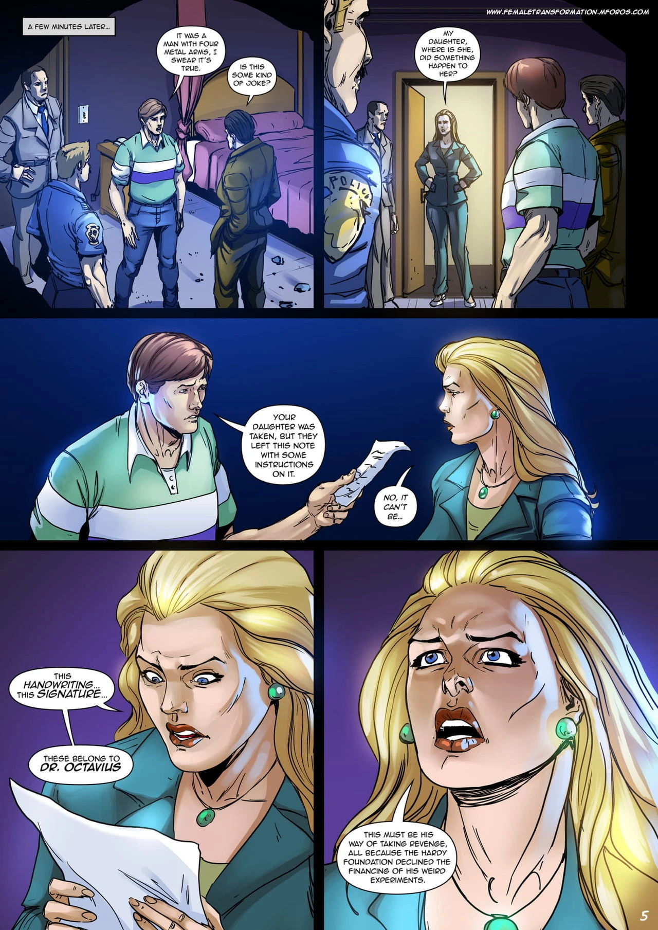 Lady Octopus porn comic picture 8