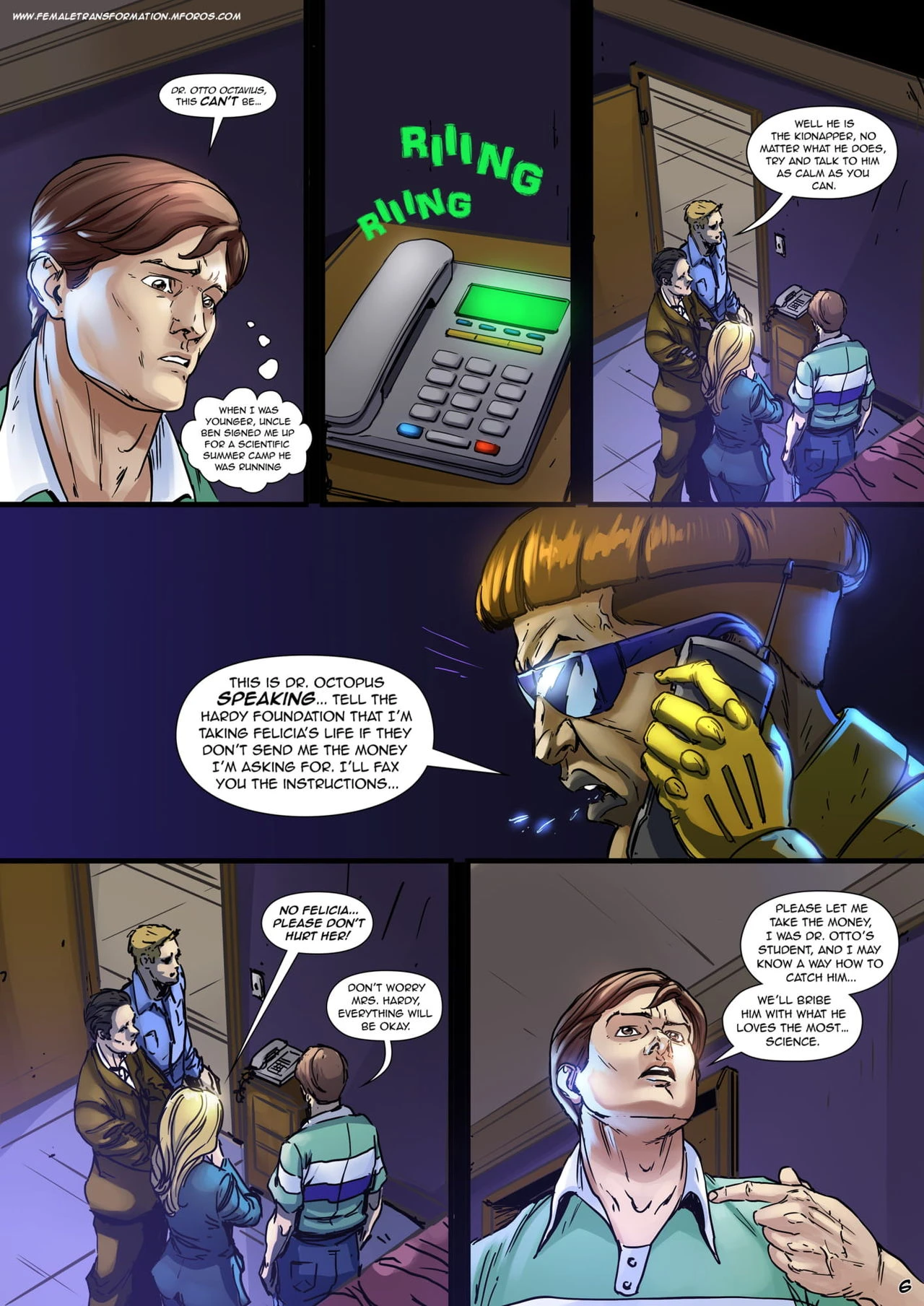 Lady Octopus porn comic picture 9