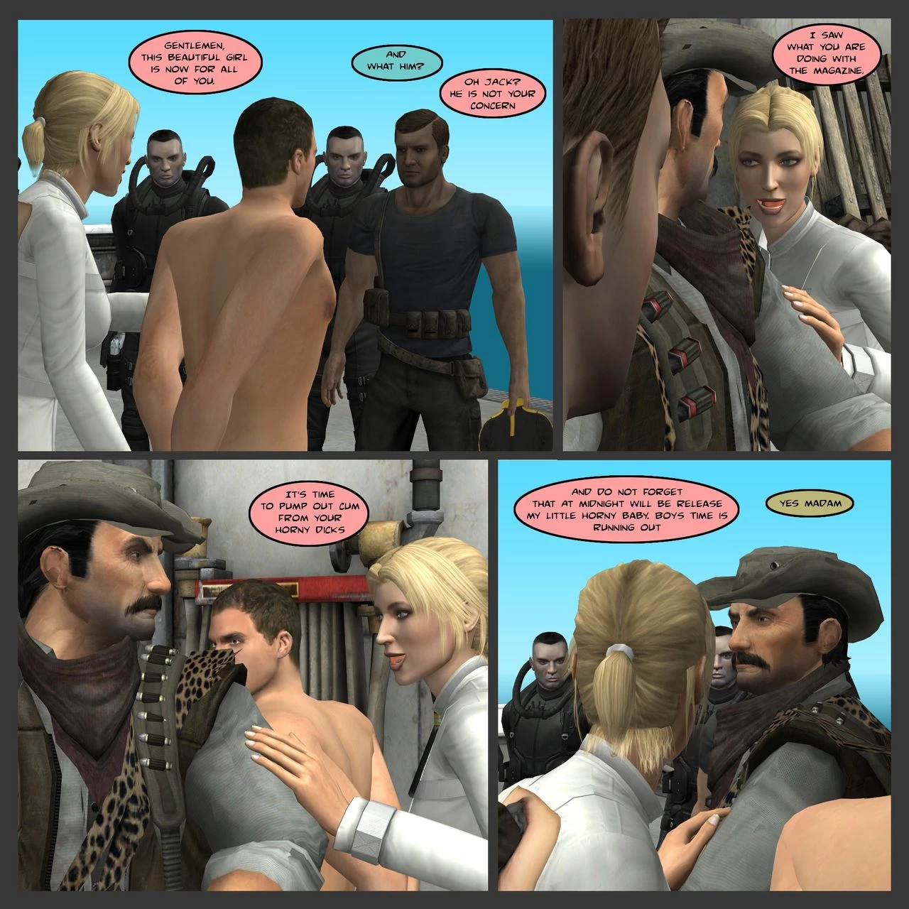 Lady & Stone Statue: Broken Ass - Part I porn comic picture 17