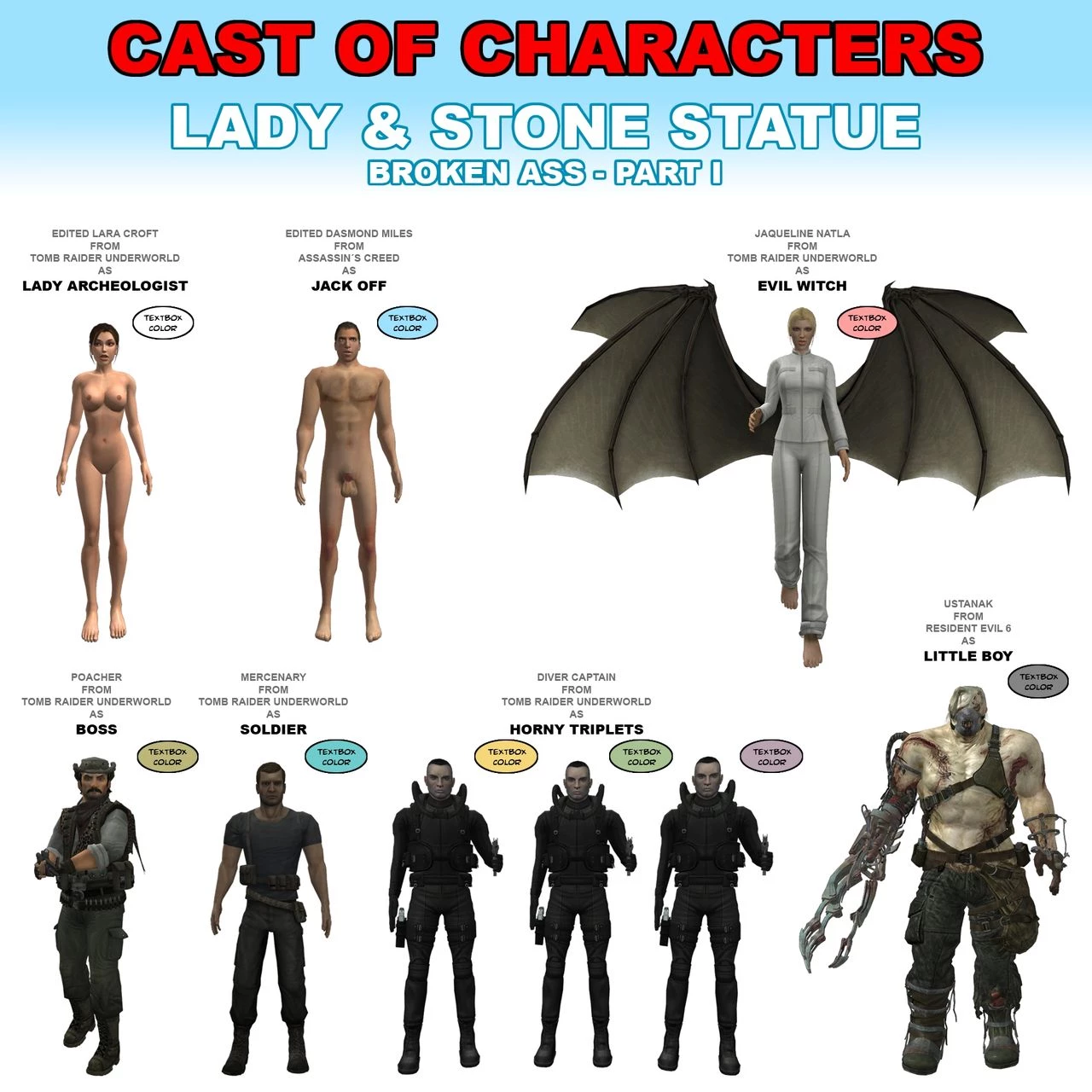 Lady & Stone Statue: Broken Ass - Part I porn comic picture 2