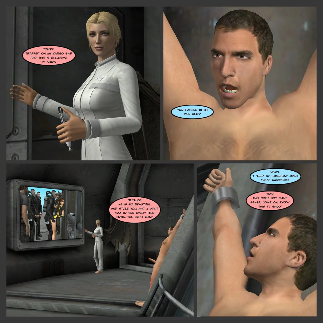 Lady & Stone Statue: Broken Ass - Part I porn comic picture 29