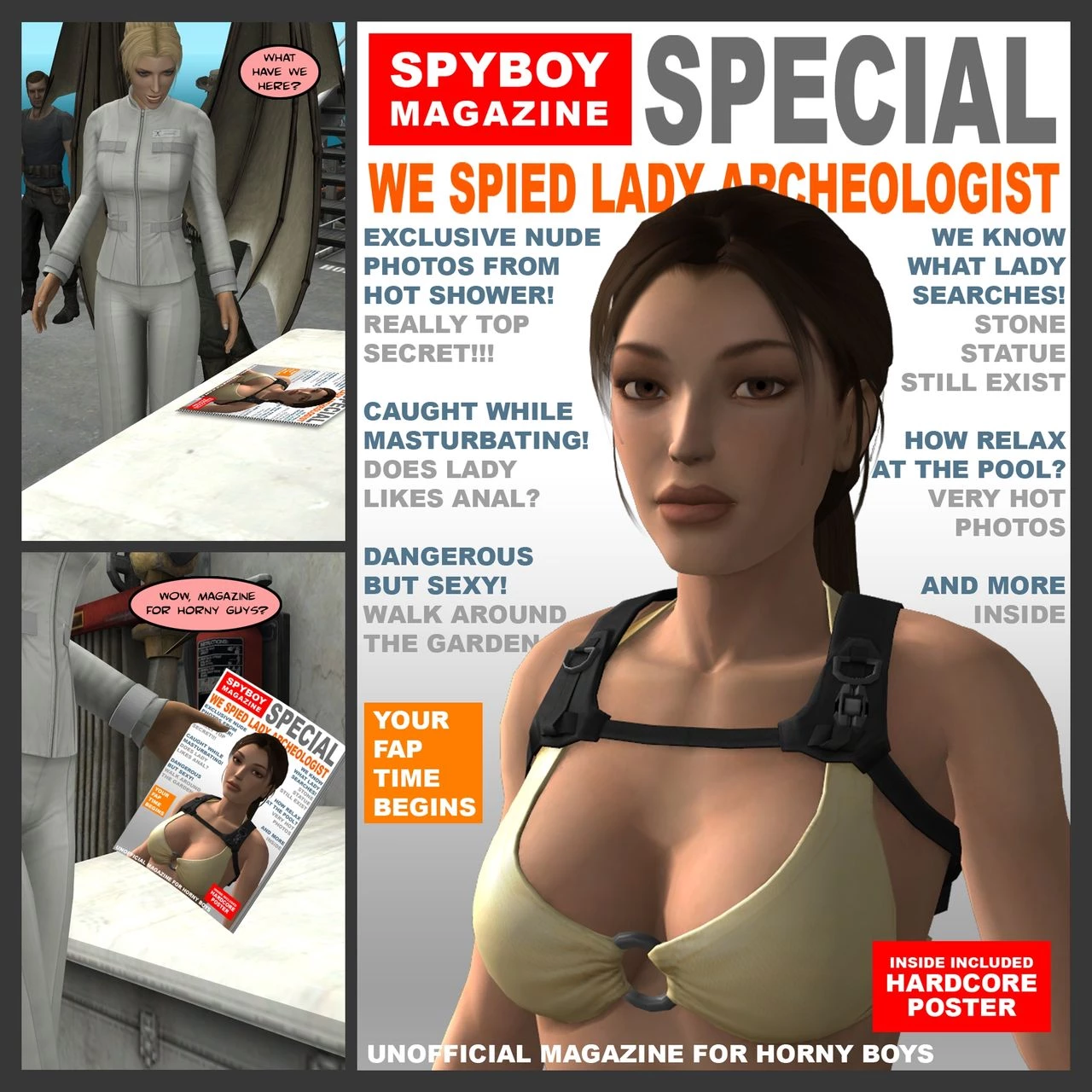 Lady & Stone Statue: Broken Ass - Part I porn comic picture 7