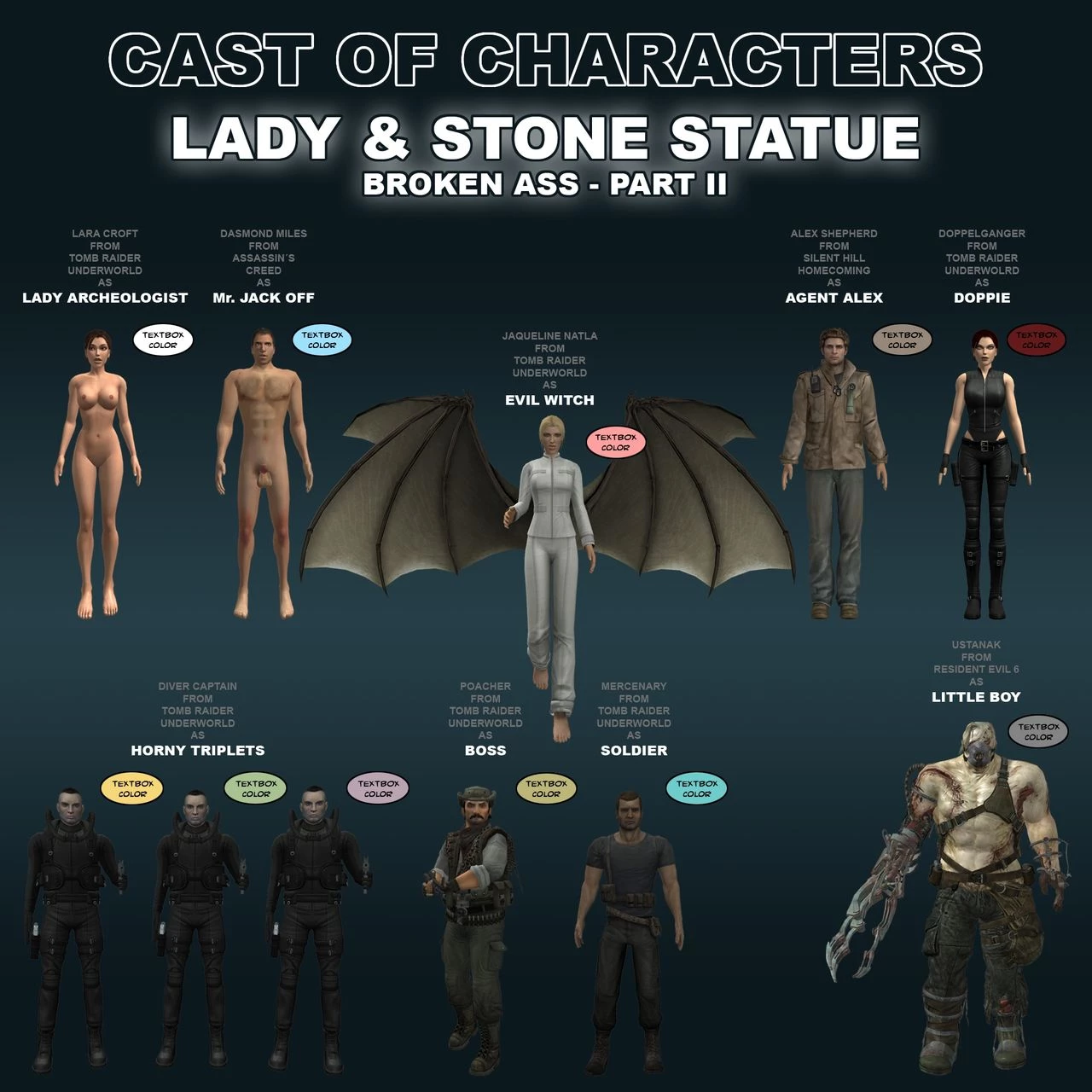 Lady & Stone Statue: Broken Ass - Part II porn comic picture 3