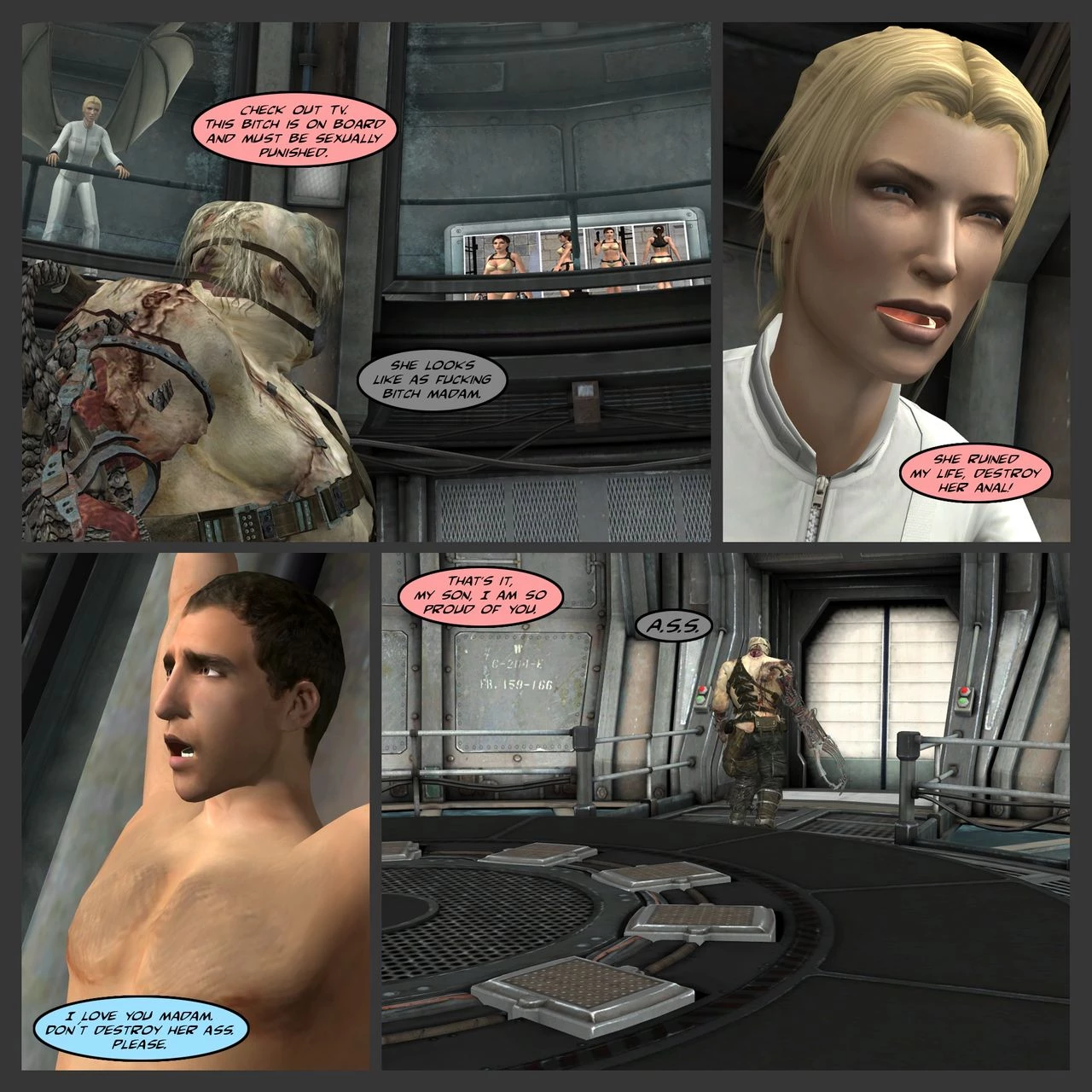 Lady & Stone Statue: Broken Ass - Part II porn comic picture 33