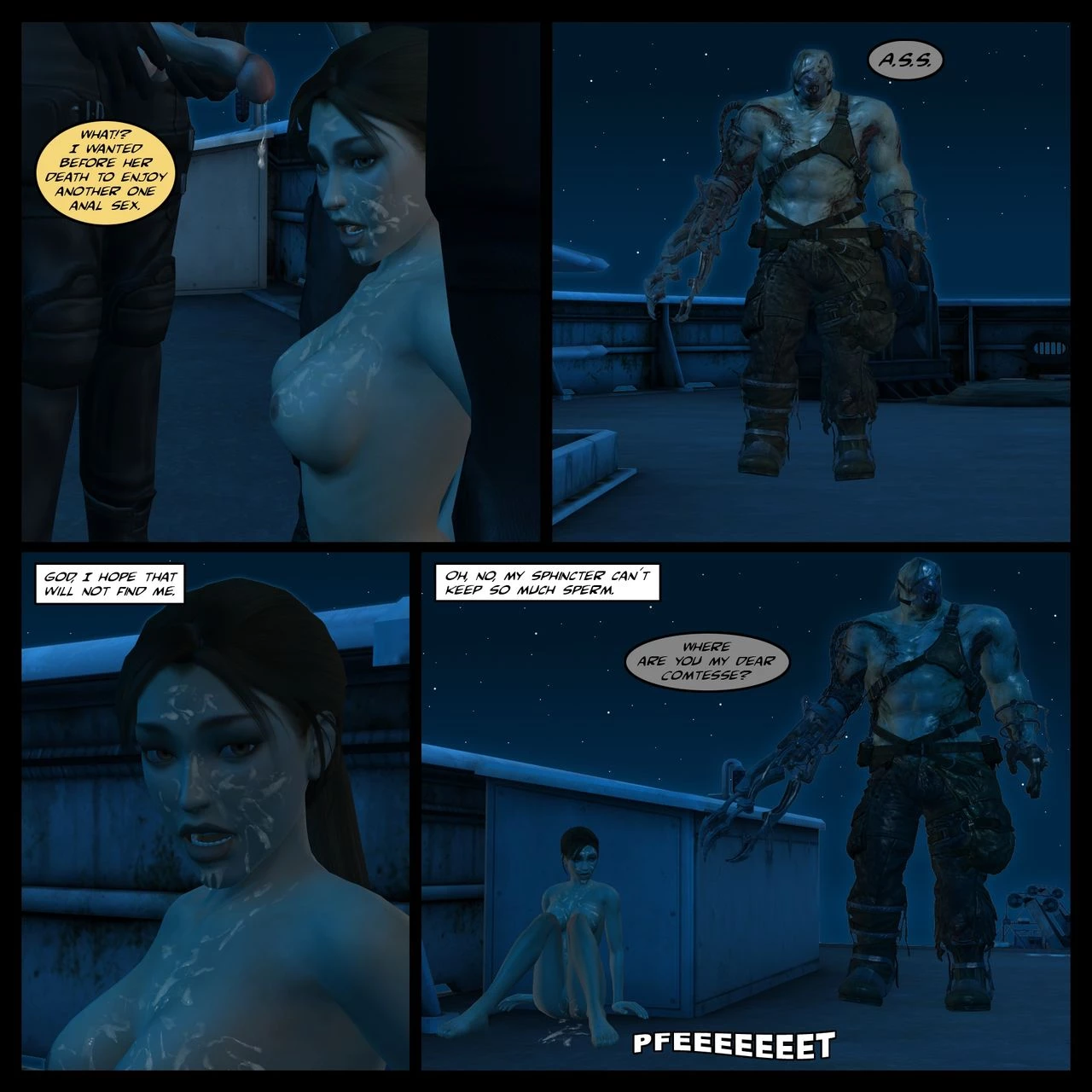 Lady & Stone Statue: Broken Ass - Part II porn comic picture 36