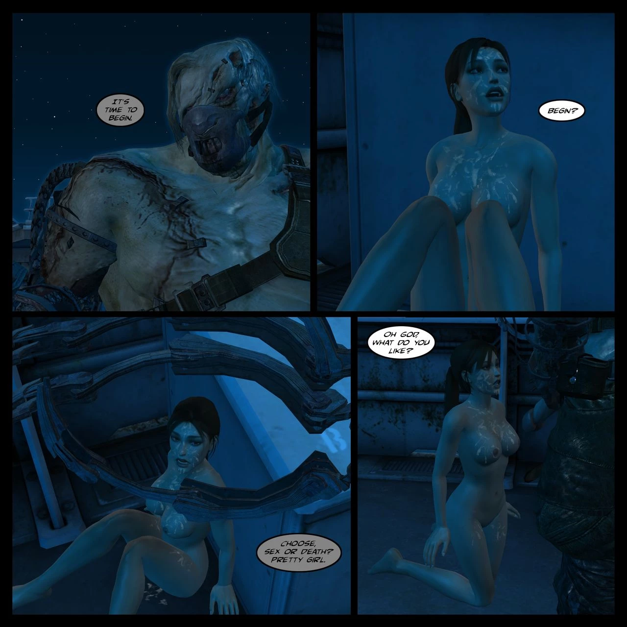 Lady & Stone Statue: Broken Ass - Part II porn comic picture 38
