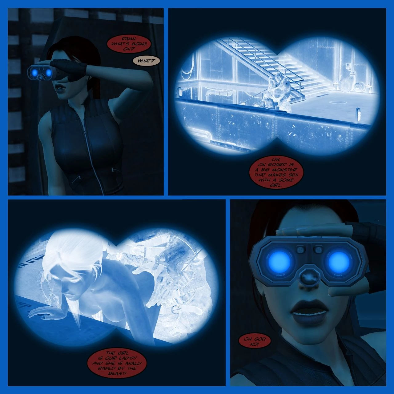 Lady & Stone Statue: Broken Ass - Part II porn comic picture 57