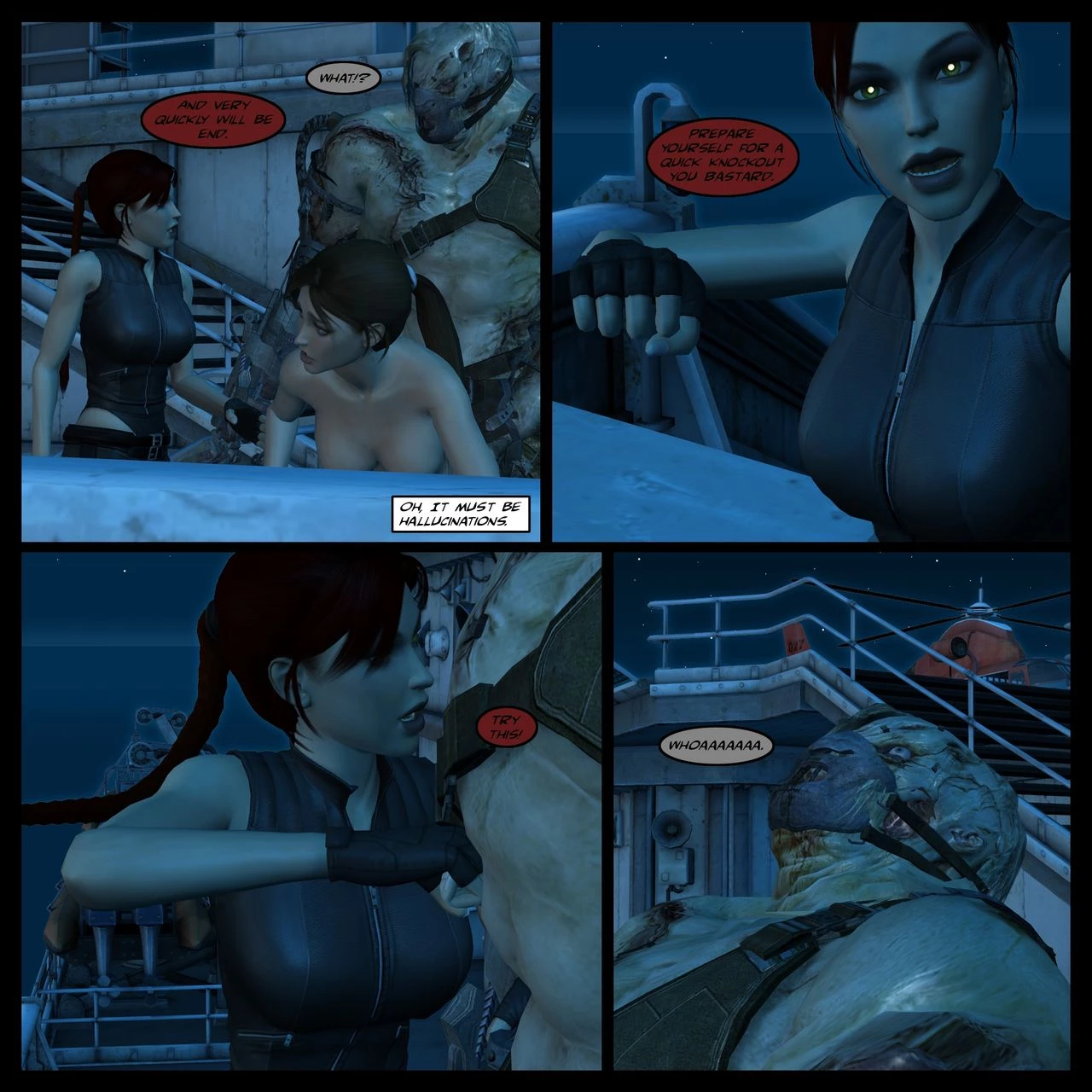 Lady & Stone Statue: Broken Ass - Part II porn comic picture 68