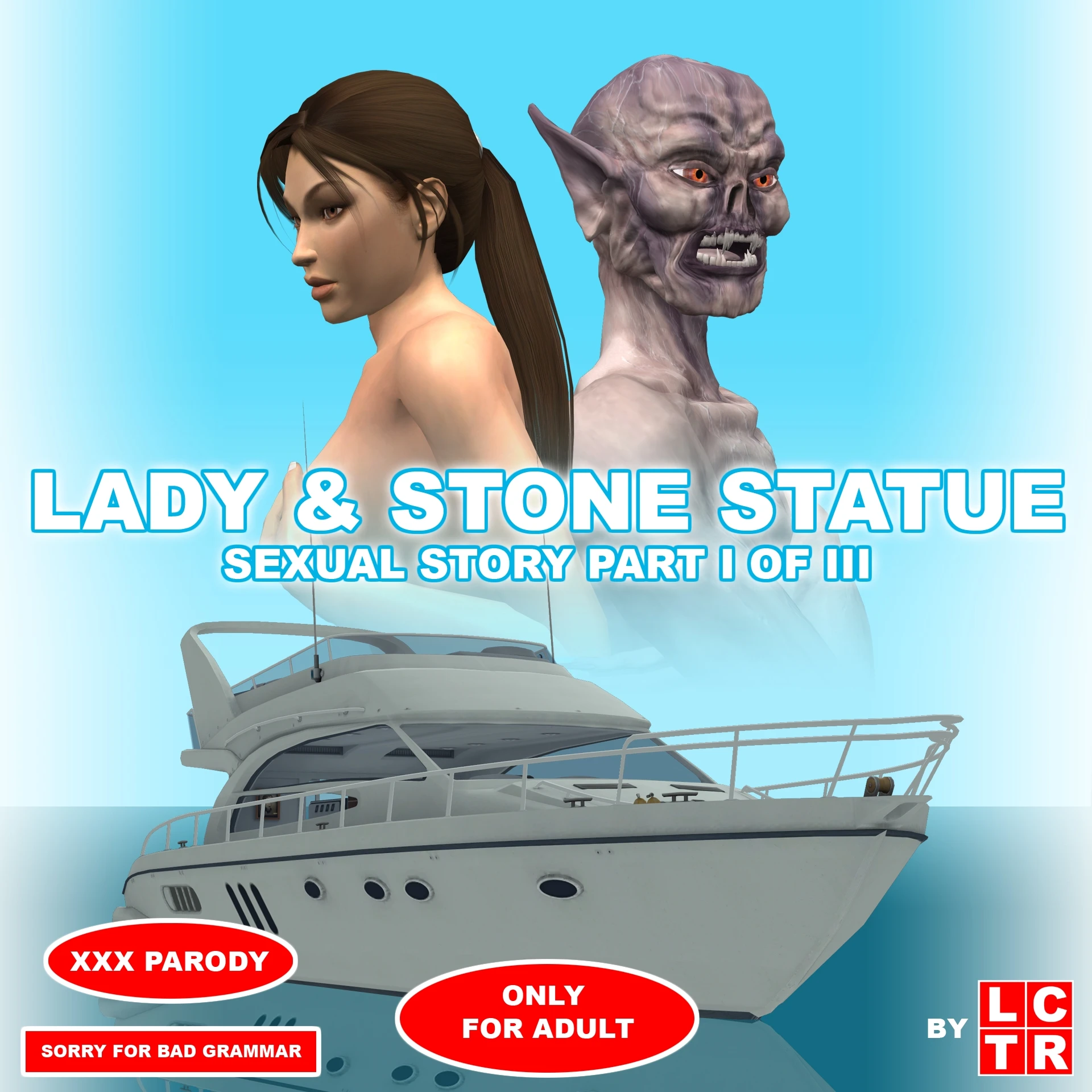 Lady & Stone Statue - Sexual Story Part I porn comic picture 1