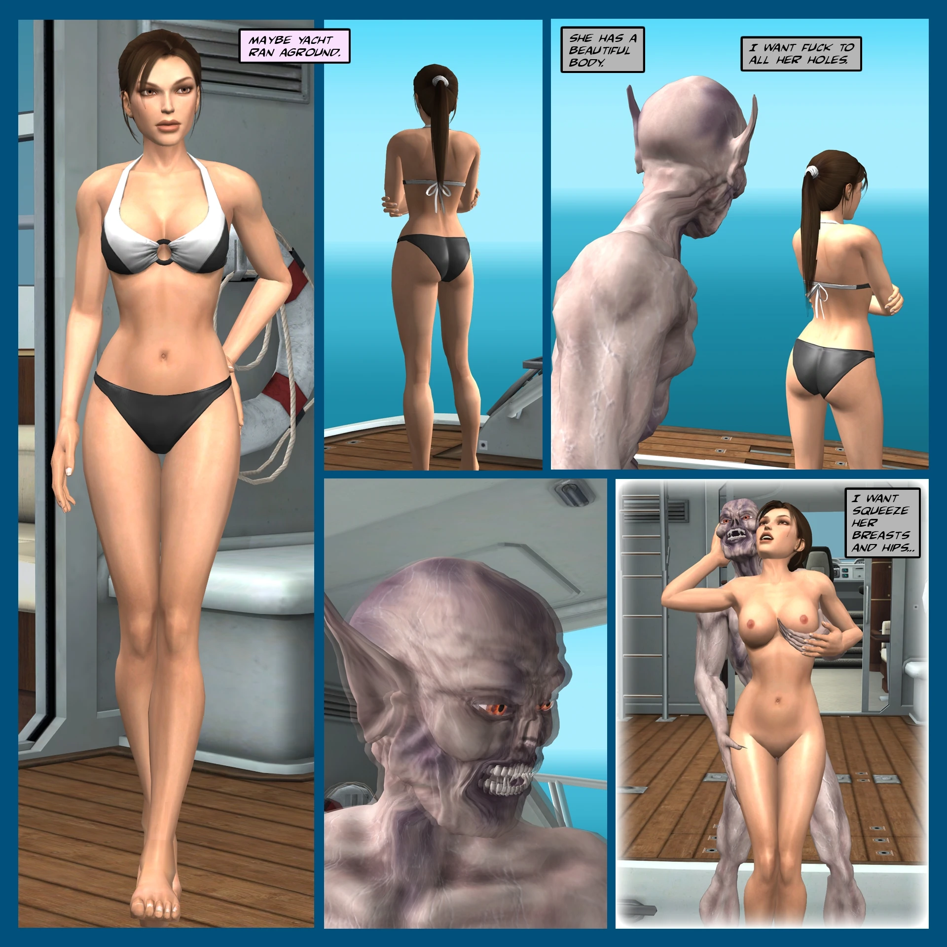 Lady & Stone Statue - Sexual Story Part I porn comic picture 6