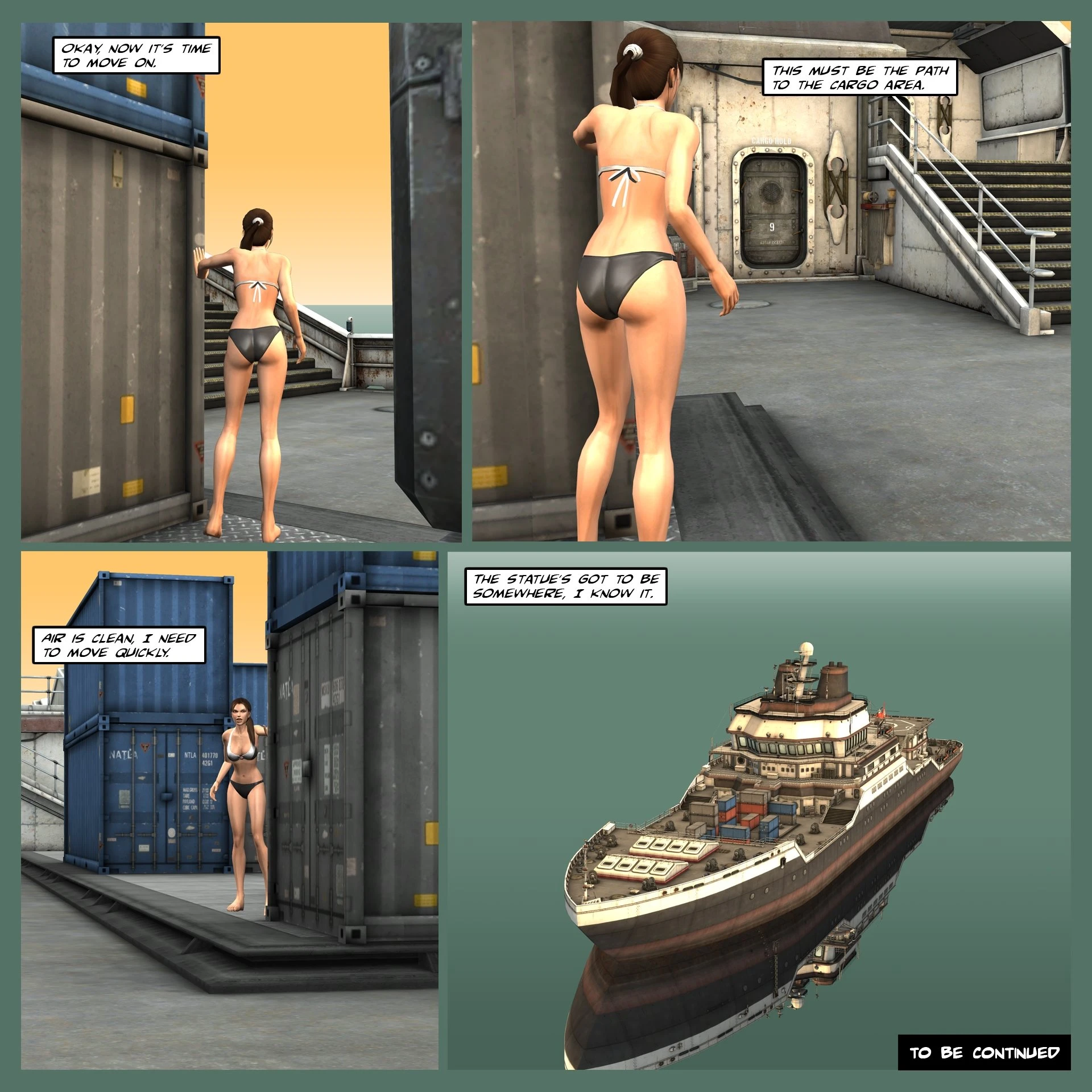 Lady & Stone Statue - Sexual Story Part II porn comic picture 32