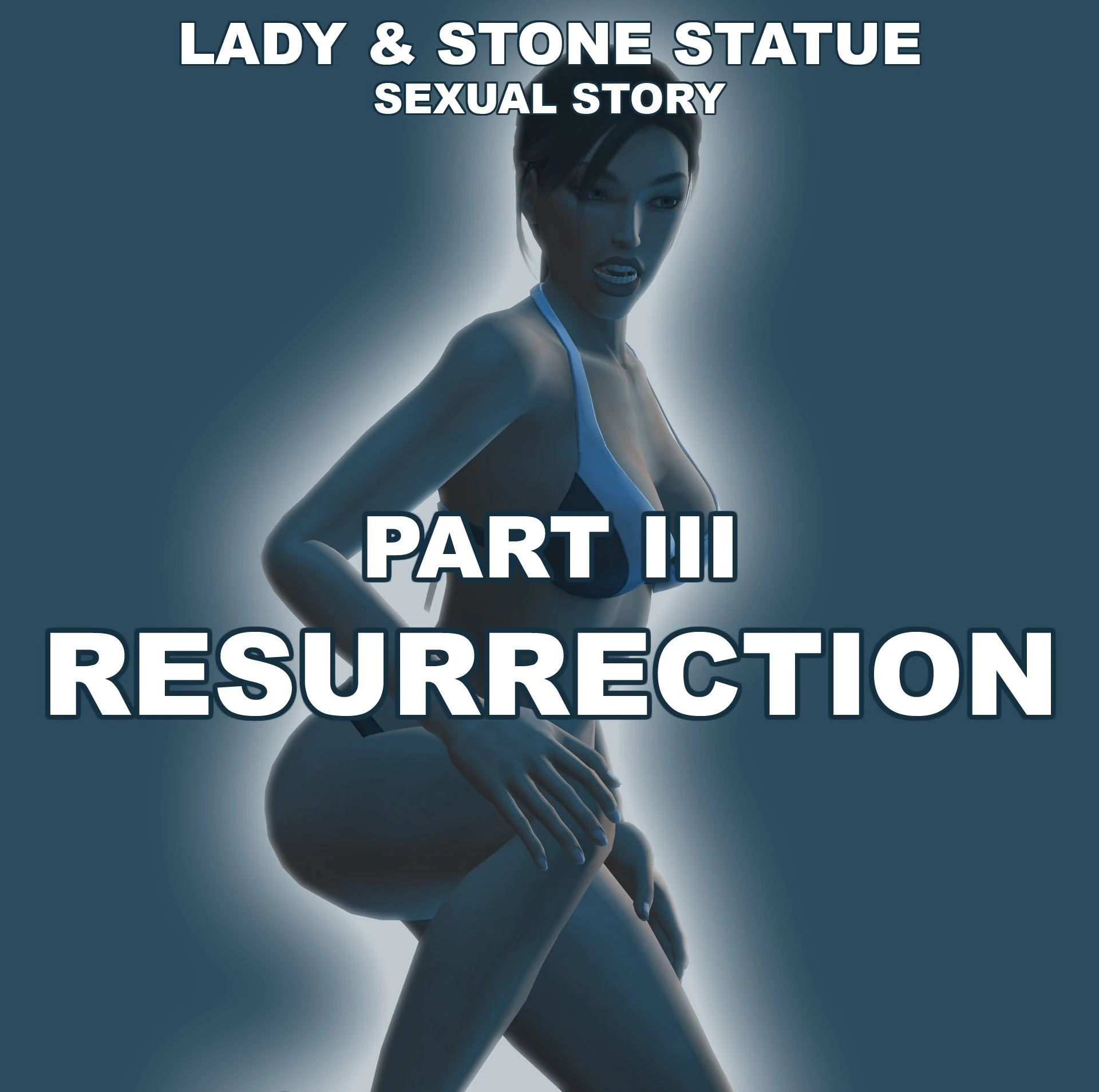 Lady & Stone Statue - Sexual Story Part III porn comic picture 3