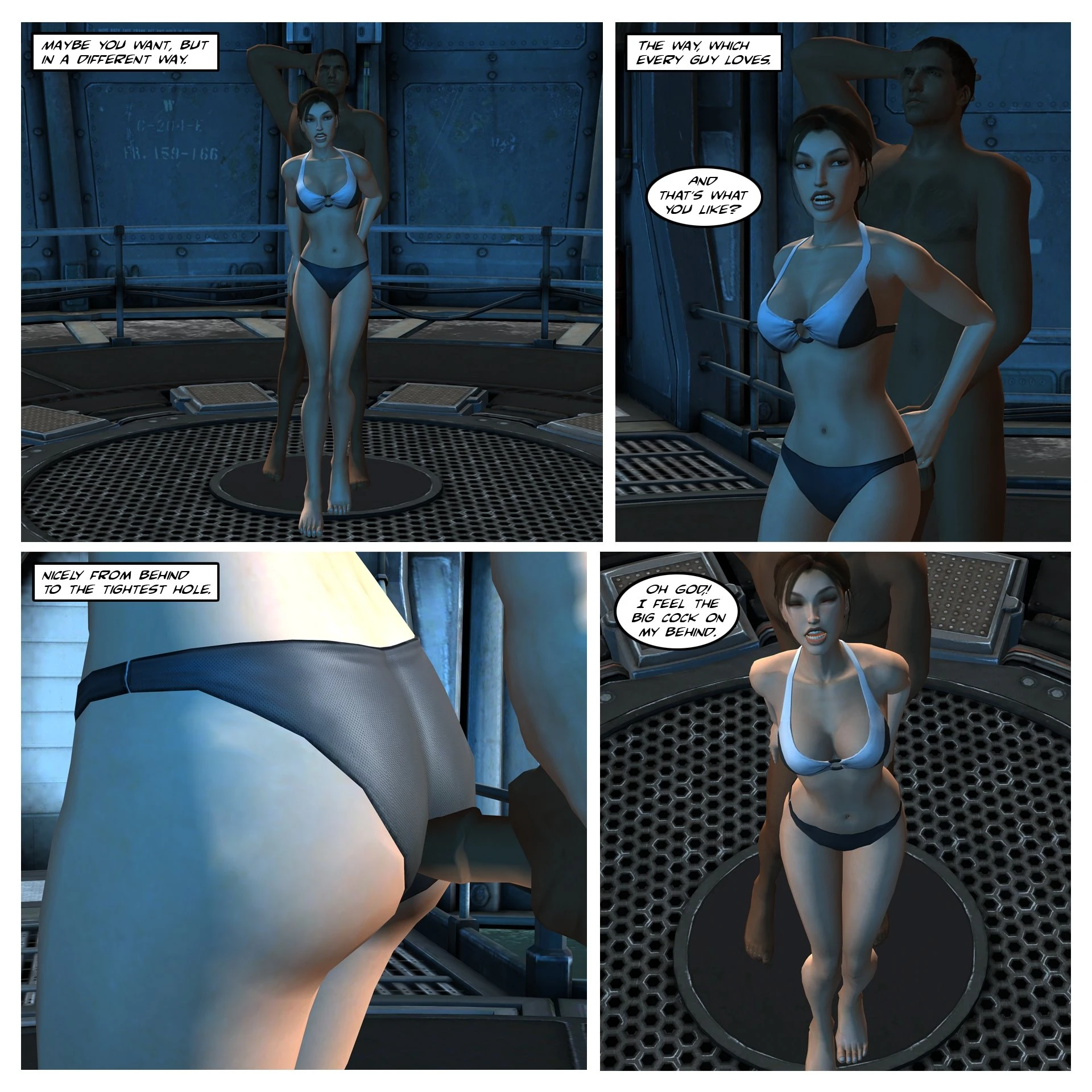 Lady & Stone Statue - Sexual Story Part III porn comic picture 7