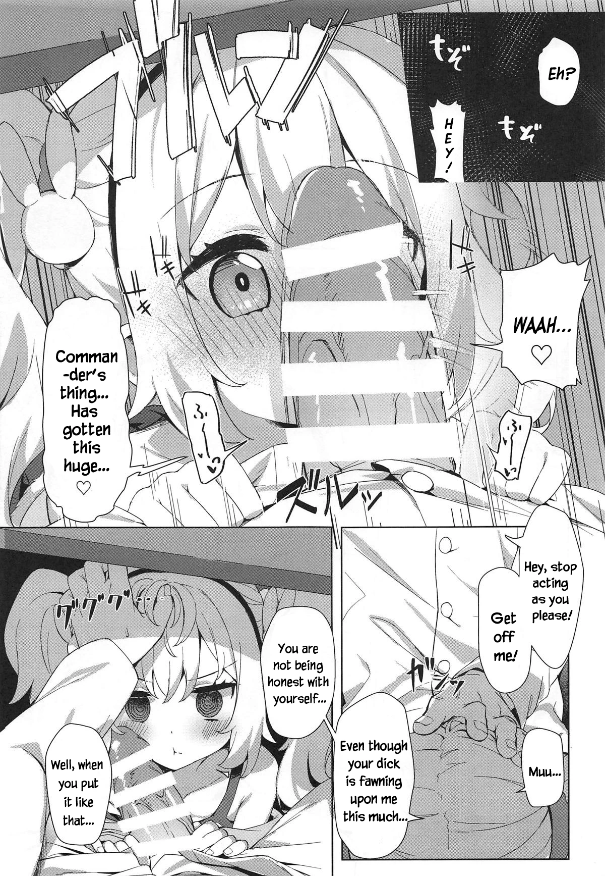 Laffey and Commander Flirt and Have Sex In Their Room porn comic picture 6