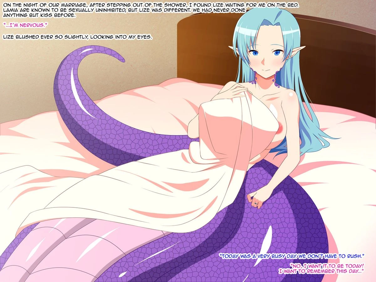 Lamia Wife porn comic picture 3