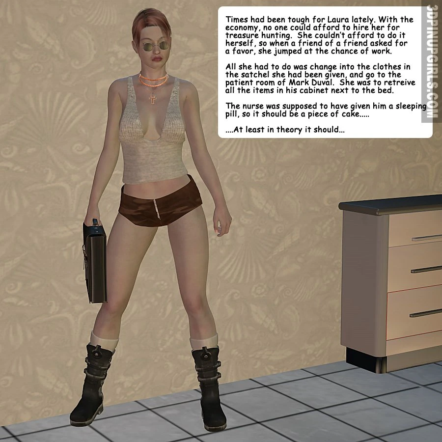 Lara Croft - Naughty Nurse porn comic picture 1