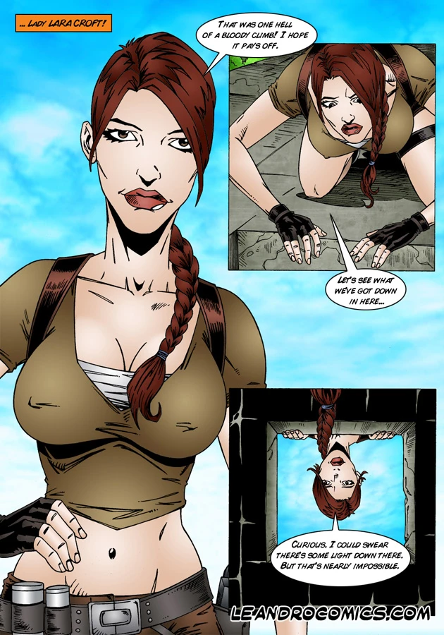Lara Croft porn comic picture 2
