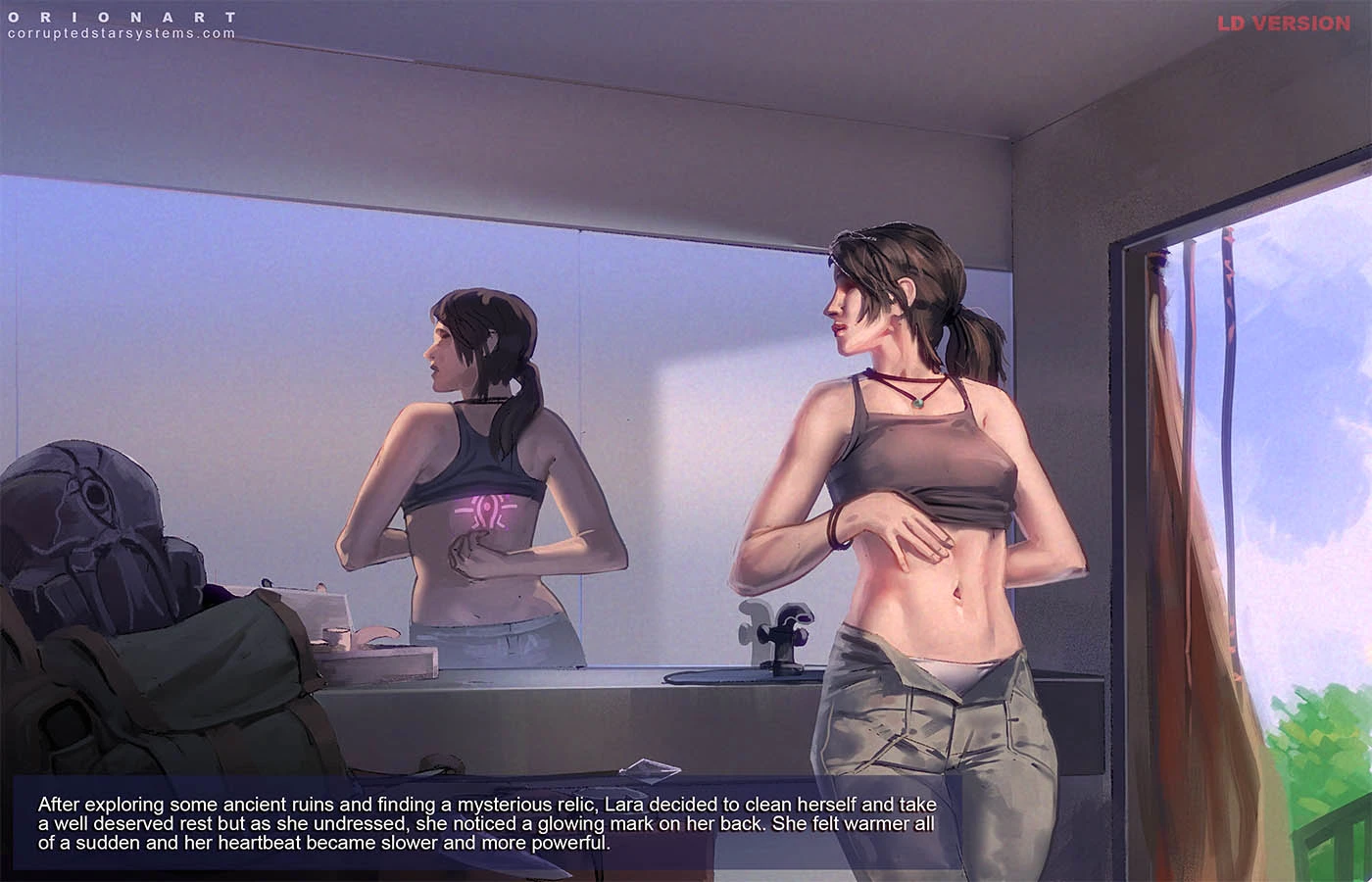 Lara's Curse porn comic picture 2
