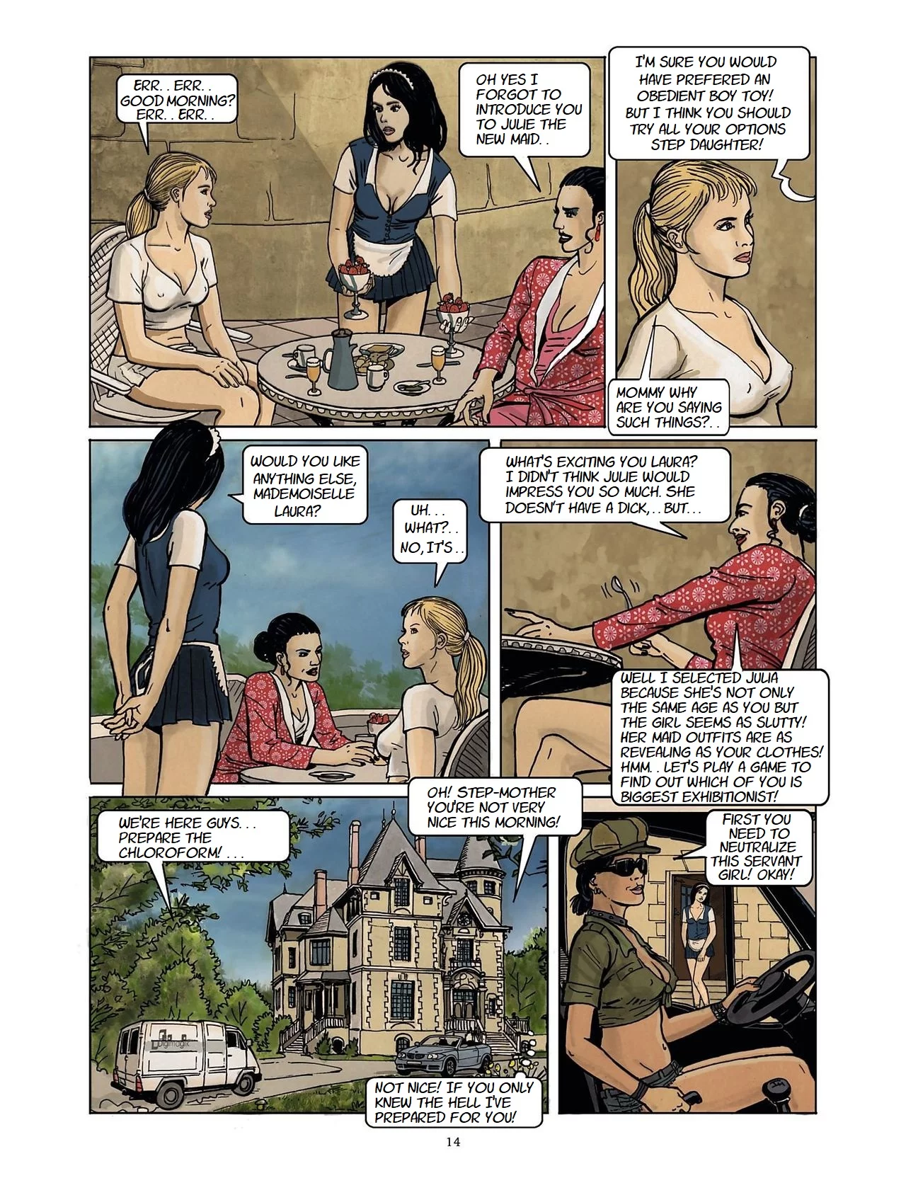 Laura's Education porn comic picture 14