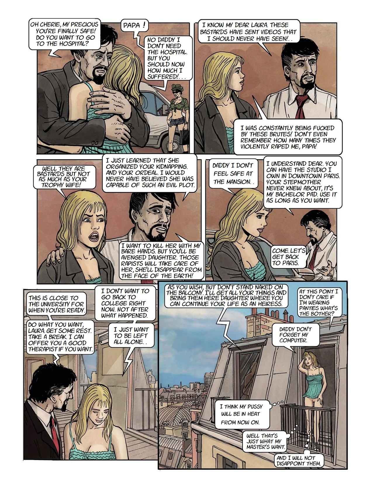 Laura's Education porn comic picture 45