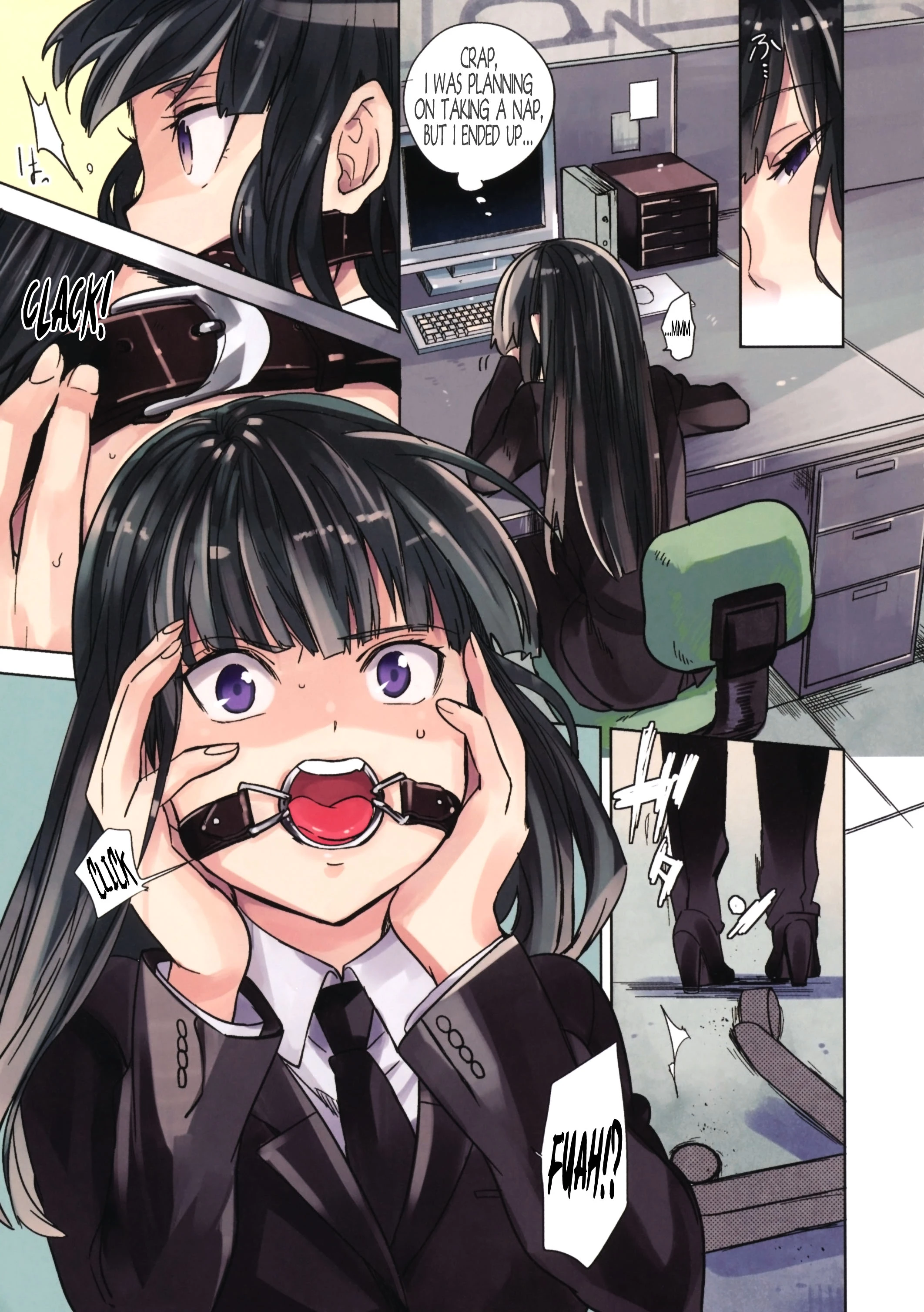 Leather face porn comic picture 5