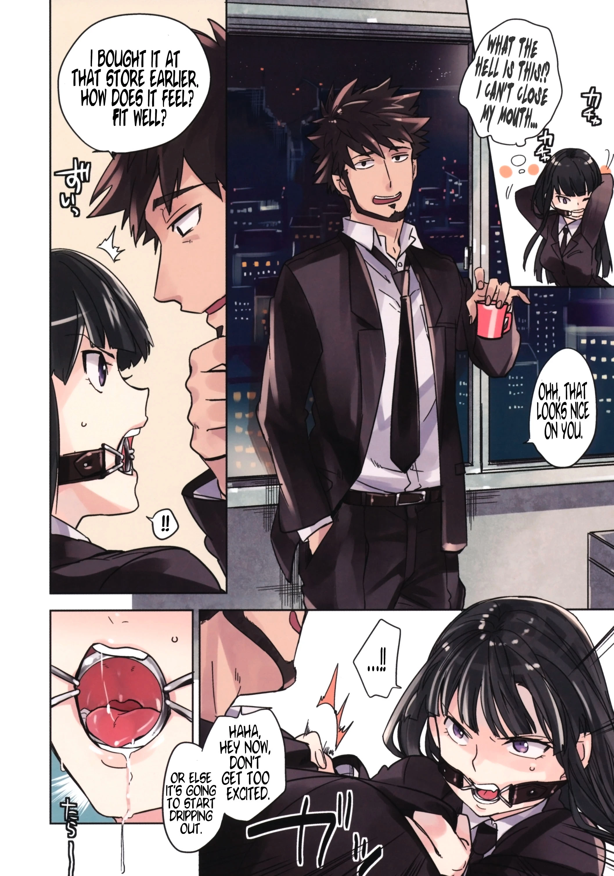 Leather face porn comic picture 6