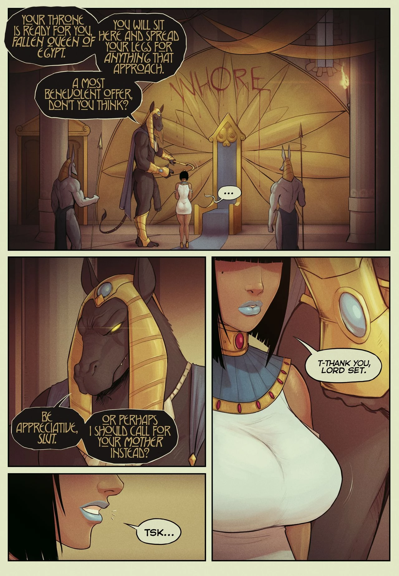 Legend of queen Opala In the shadow of anubis porn comic picture 10