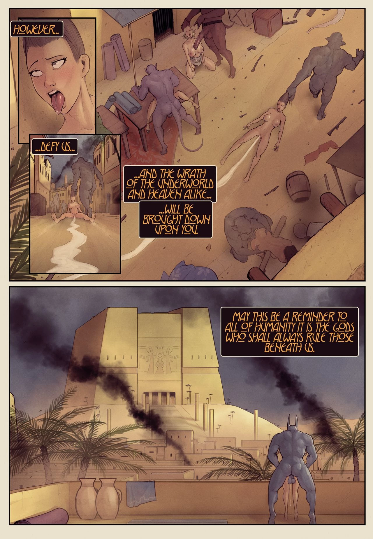 Legend of queen Opala In the shadow of anubis porn comic picture 9