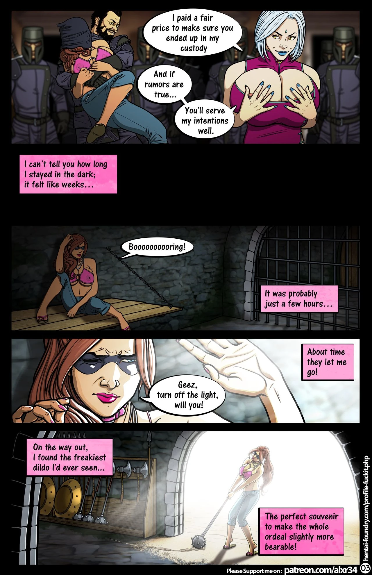 Legend of Queen Opala: Tales of Gabrielle - The Pit porn comic picture 4