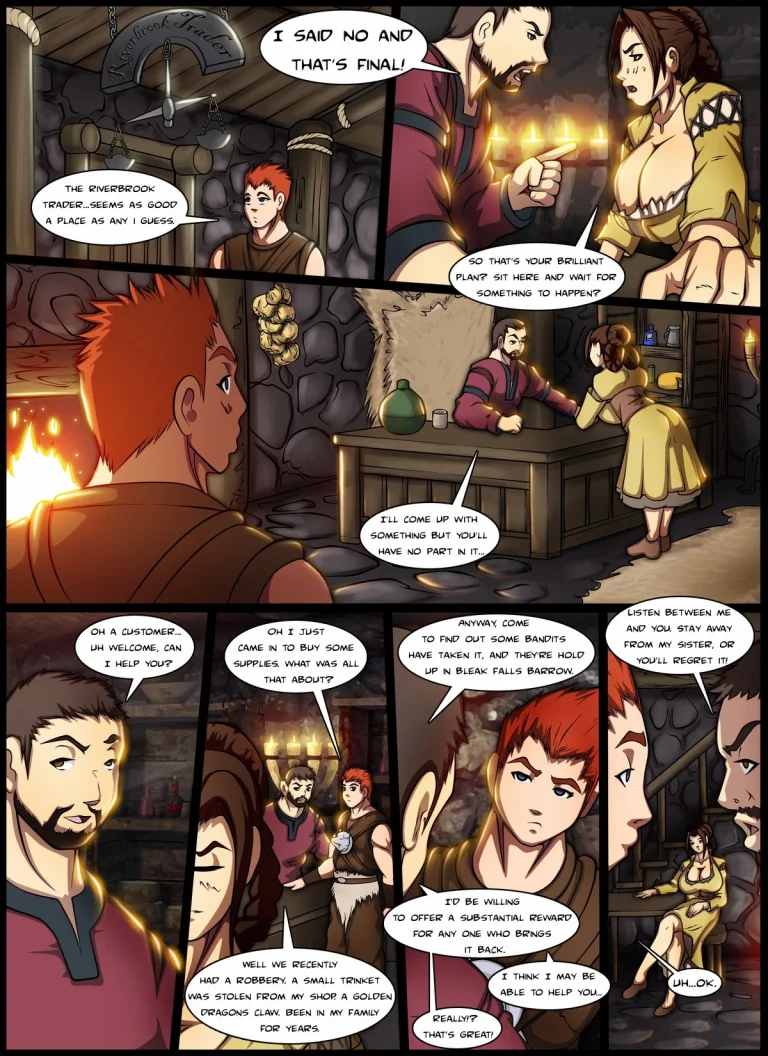 Legend of Skyrift porn comic picture 12