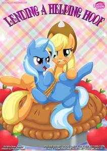 Lending a helping hoof porn comic picture 1