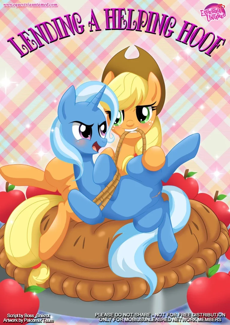 Lending a helping hoof porn comic picture 1