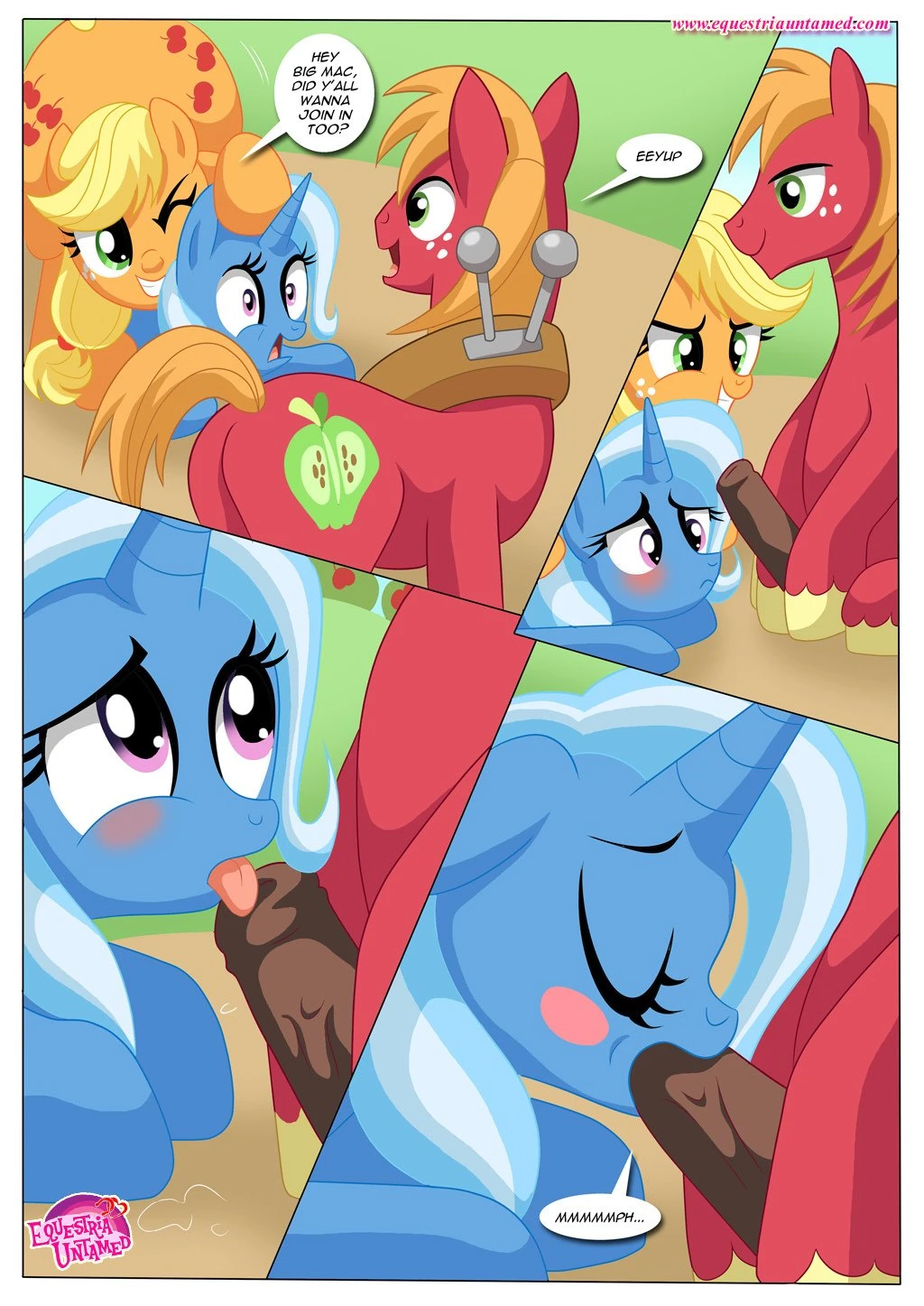 Lending a helping hoof porn comic picture 10