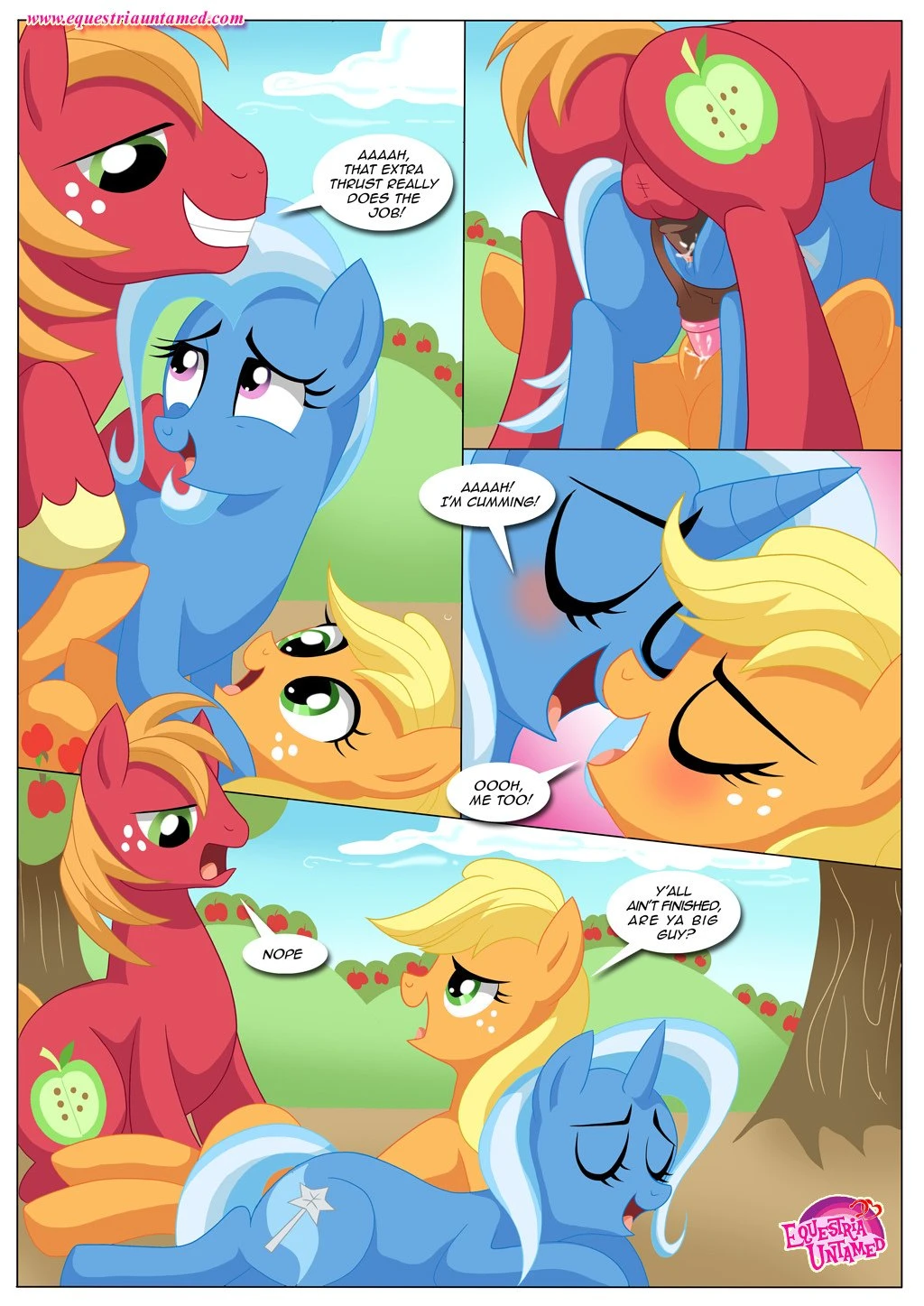 Lending a helping hoof porn comic picture 12